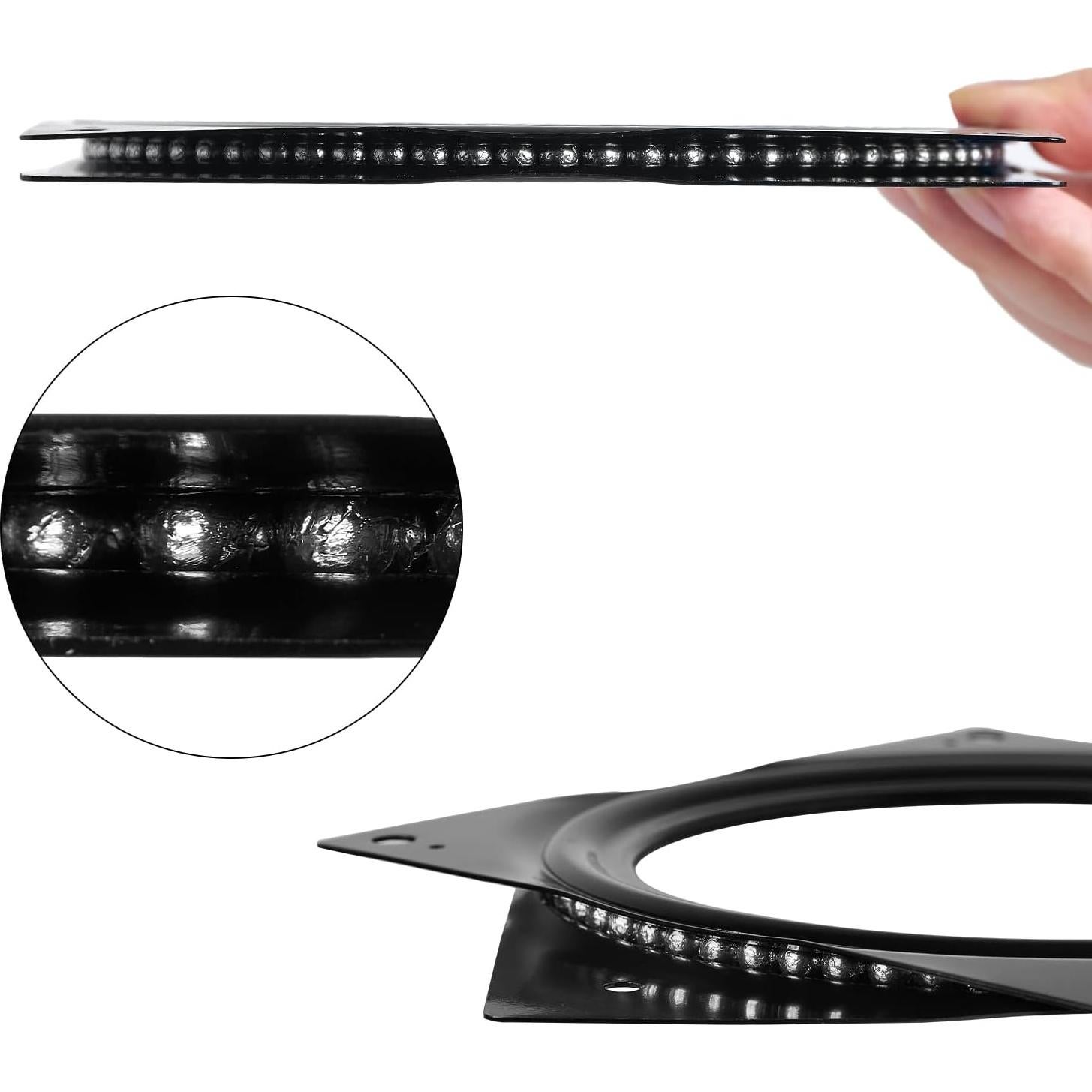 Giratorio Lazy Susan HSTECH 15.24 cm Negro 226.8 kg 360°