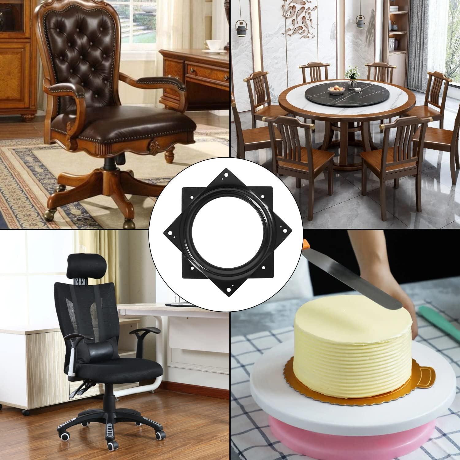 Giratorio Lazy Susan HSTECH 15.24 cm Negro 226.8 kg 360°