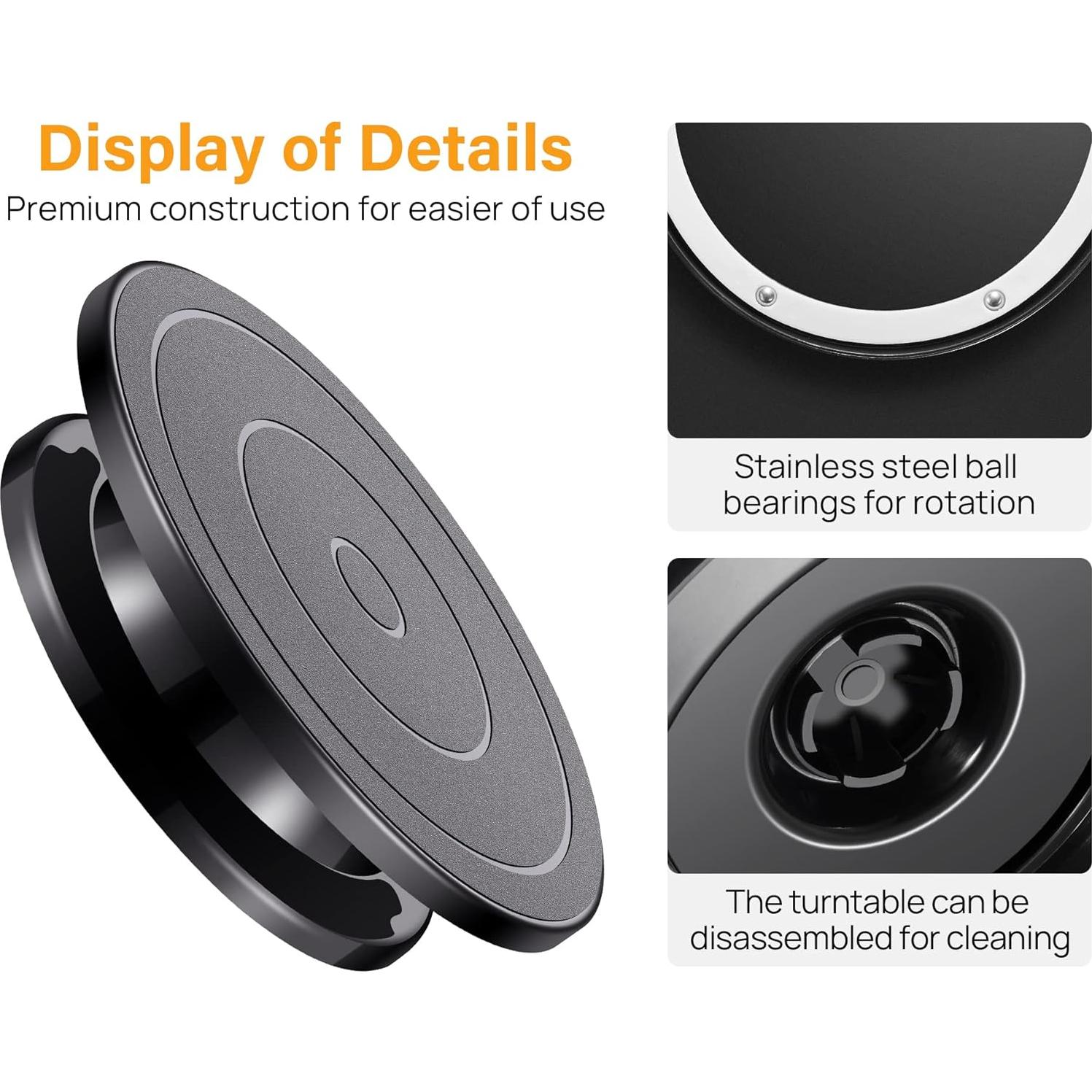 Kootek Plato Giratorio 28 cm para Pintura y Decoración