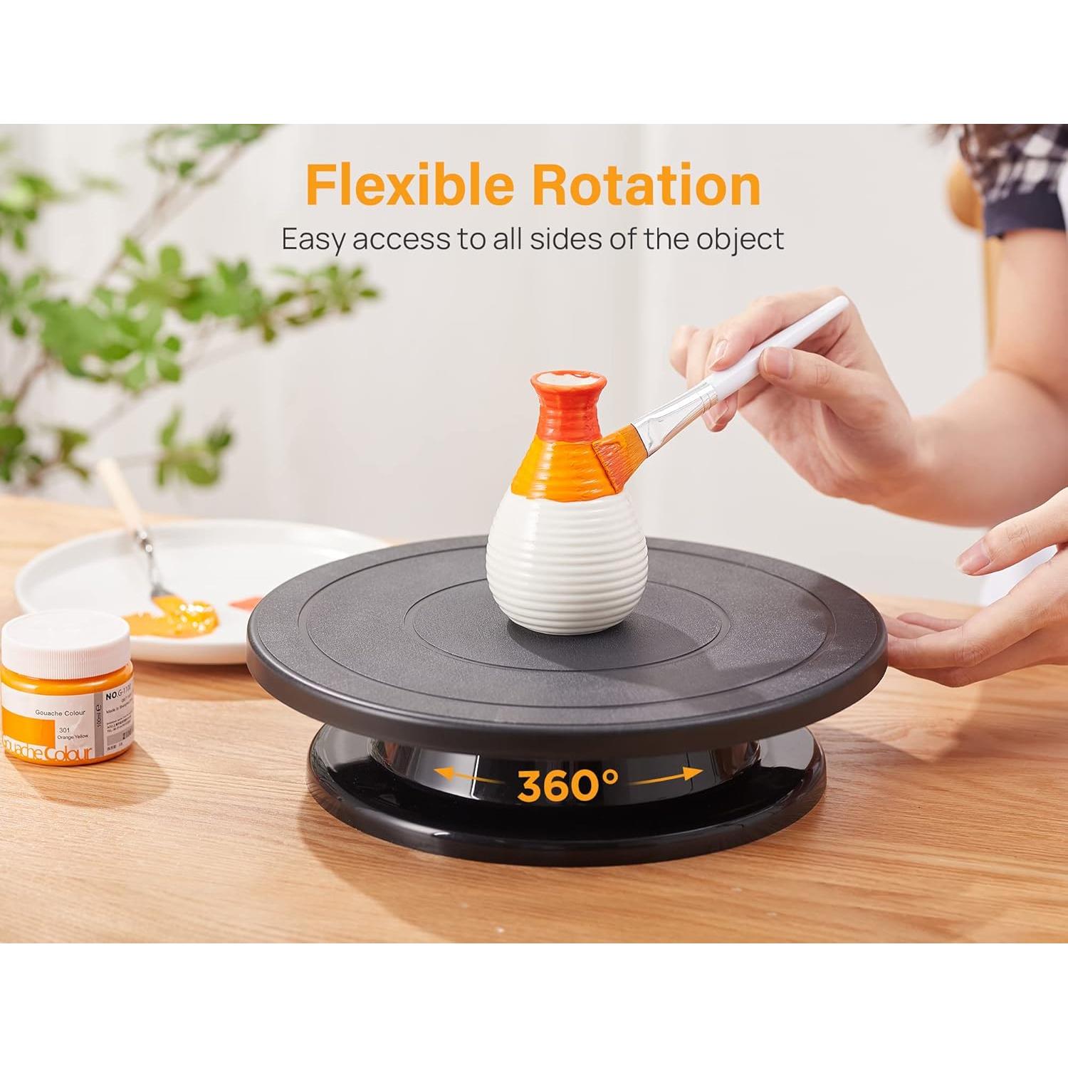 Kootek Plato Giratorio 28 cm para Pintura y Decoración