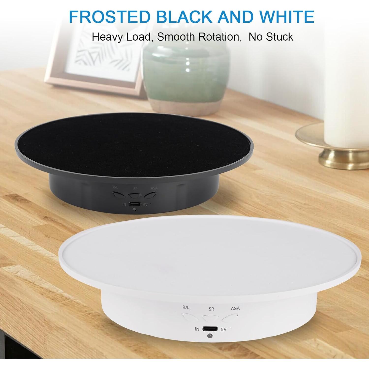 Soporte de Exhibición Rotatorio Motorizado Bosgladek 20 cm Terciopelo