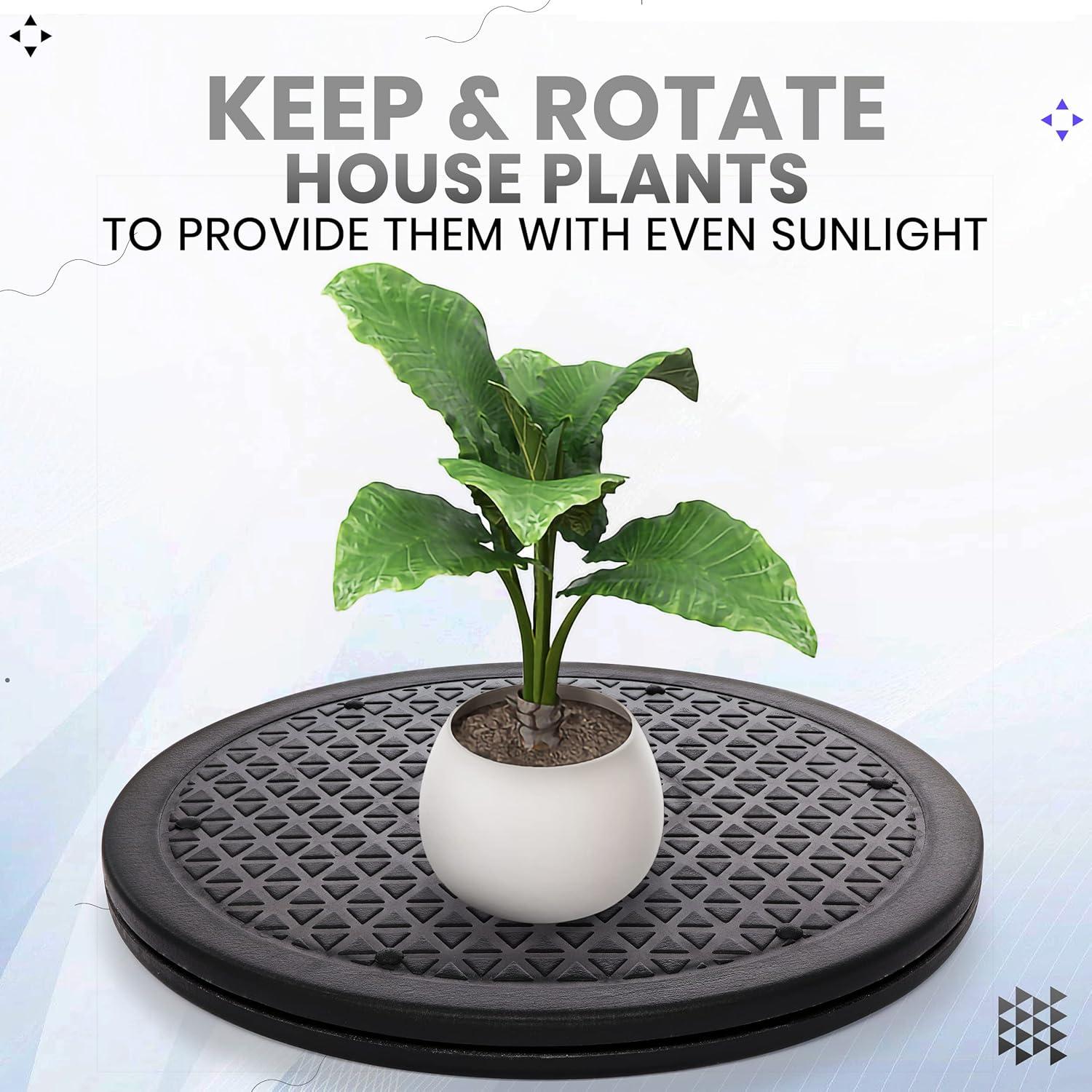 Organizador giratorio Lazy Susan RamPro 25.4 cm antideslizante