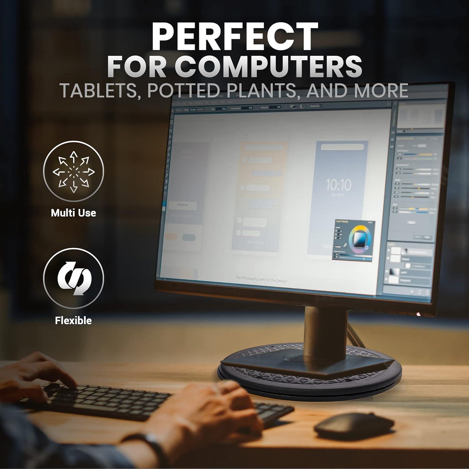 Organizador giratorio Lazy Susan RamPro 25.4 cm antideslizante