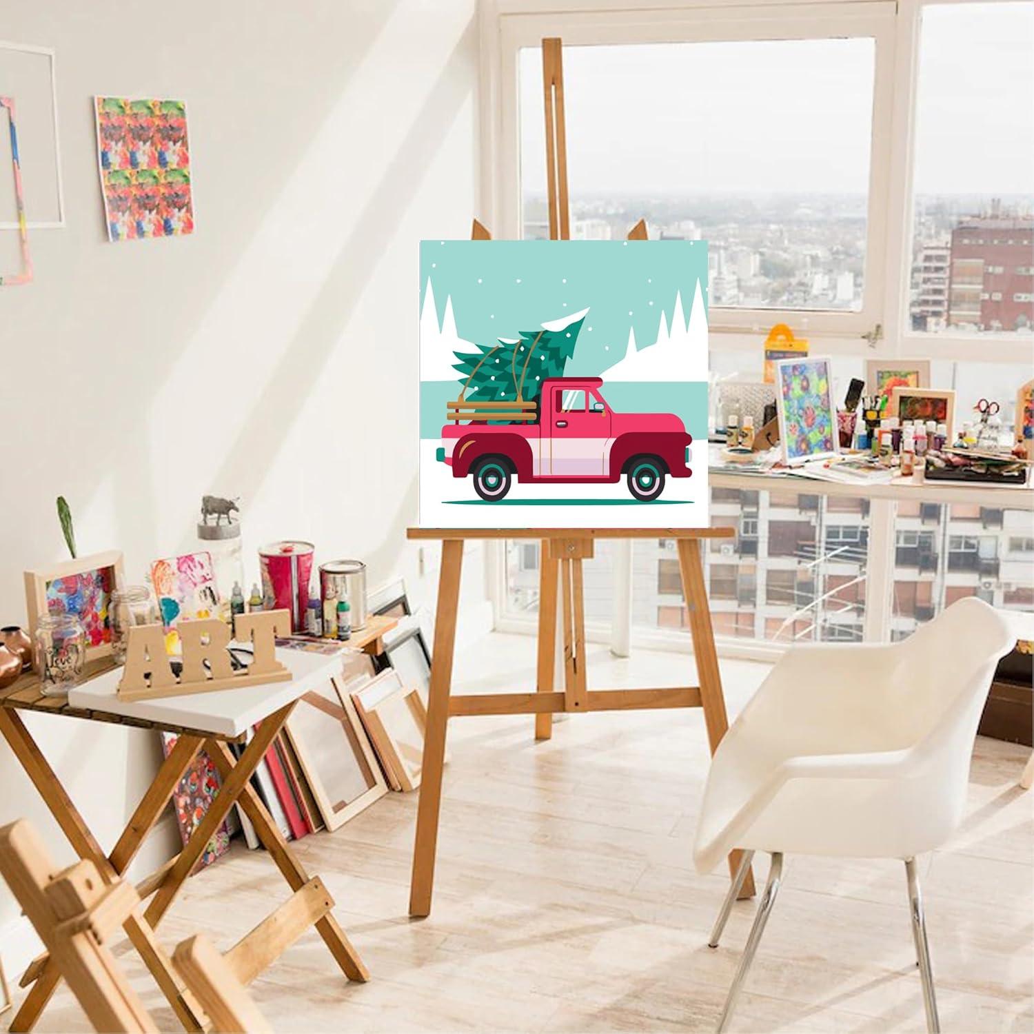 Kit de Pintura por Números Yijingtop Navidad 20x20cm