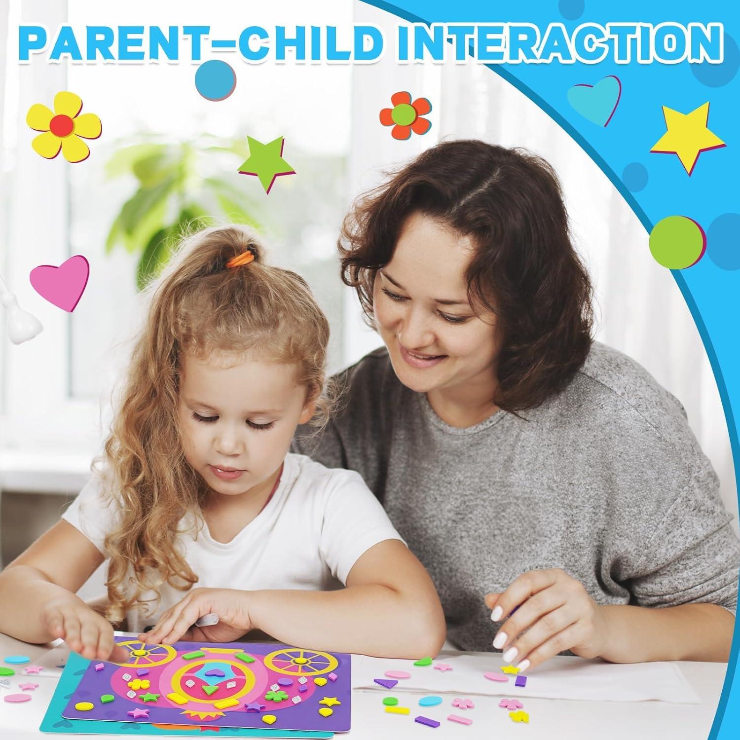 Kit de Manualidades de Espuma AluAbi para Niños 3-8 Años