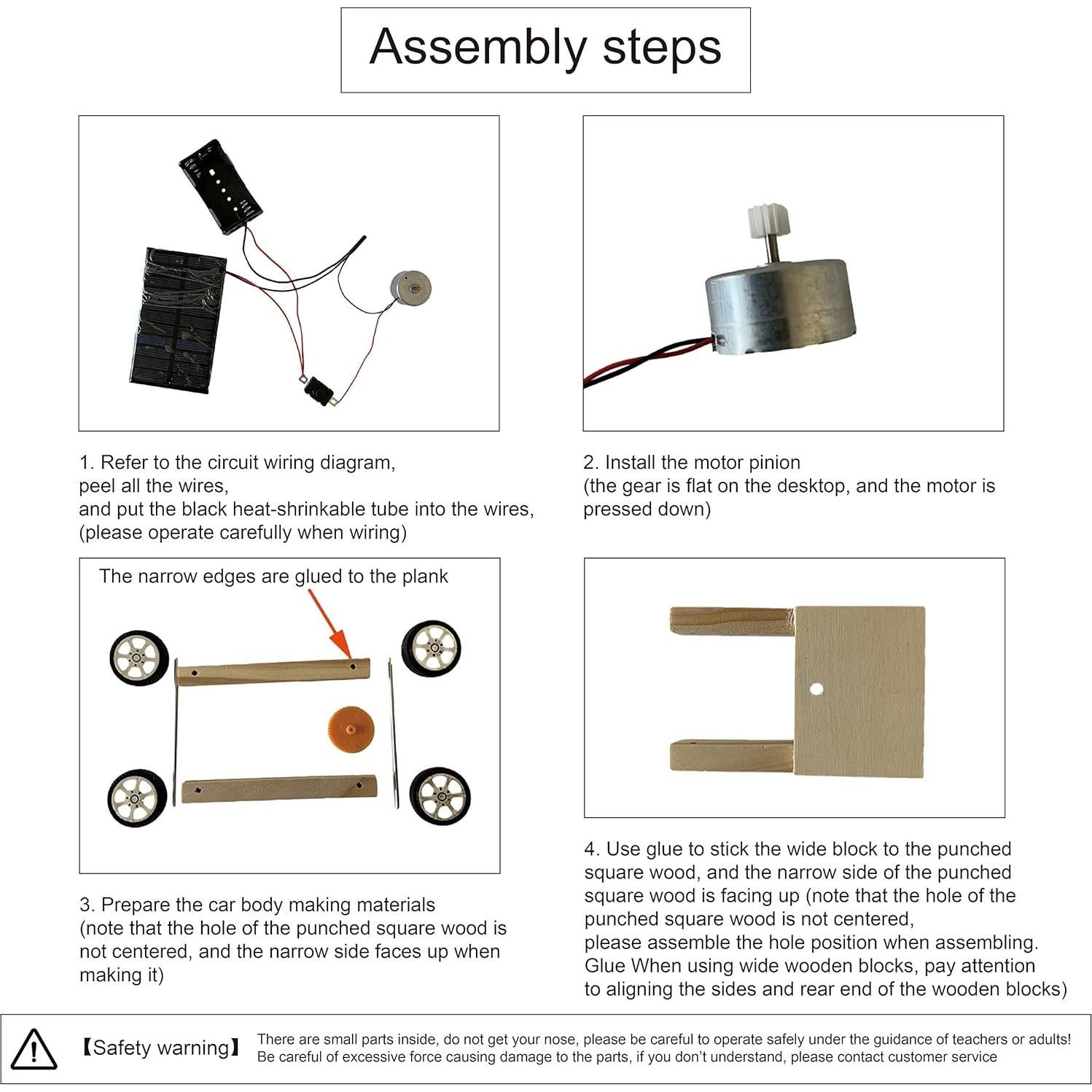 Kit de Coches Solares para Construir OuShi - Proyecto STEM Juvenil