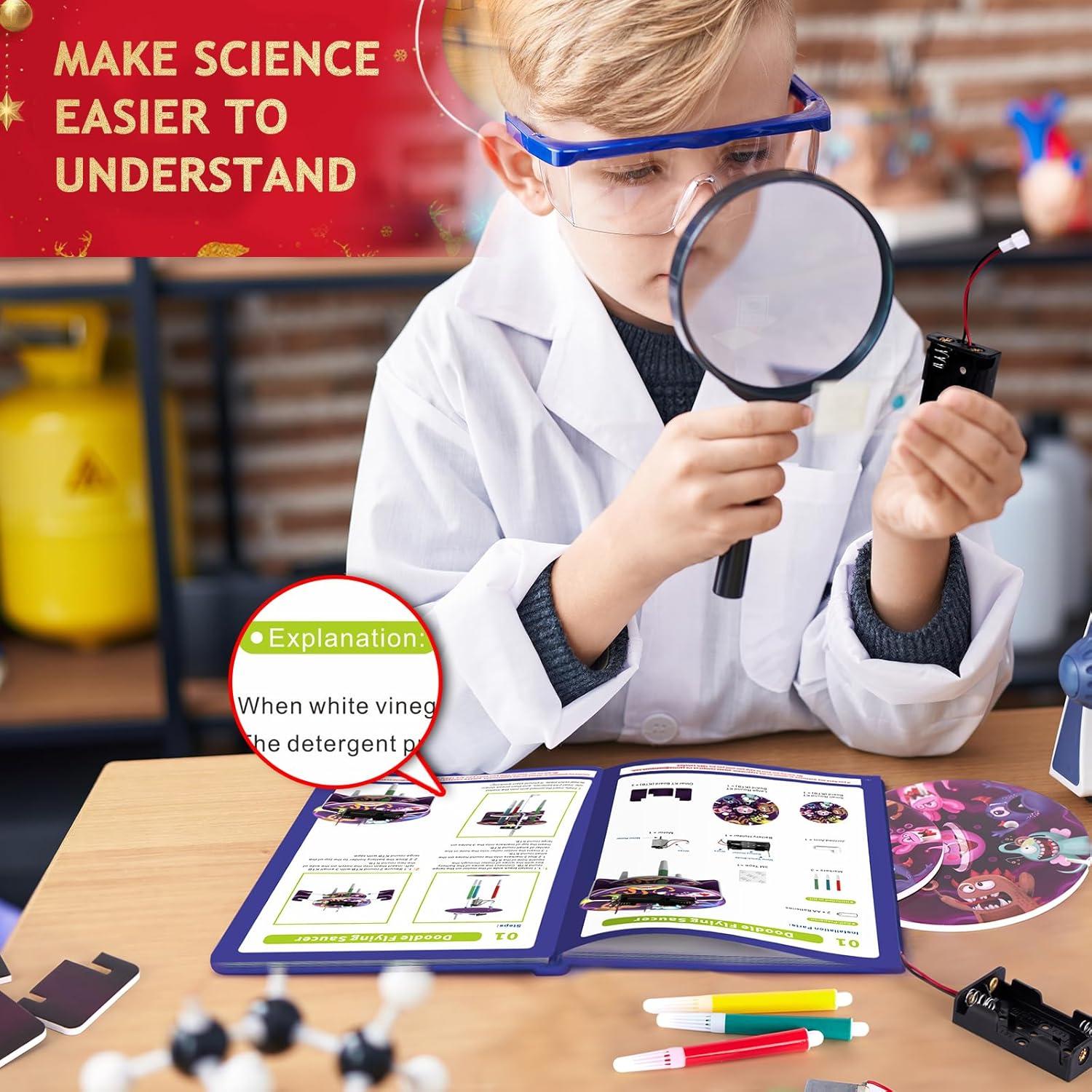 Kit de Ciencia Japace para Niños 4-8 Años - 65 Experimentos STEM