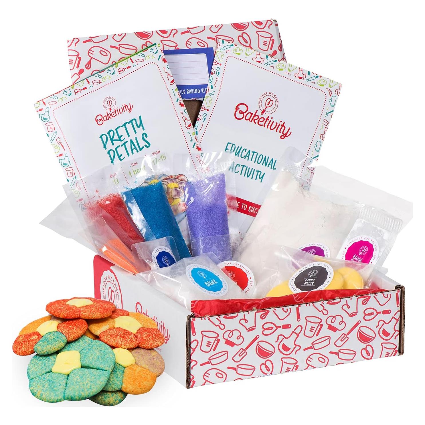 Kit de Hacer Galletas Bonitas Pétalos Baketivity - DIY para Niños