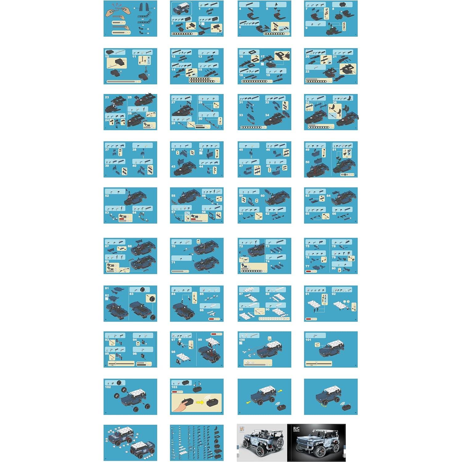 Coche STEM Dakott Control Remoto APP Todo Terreno 503 Pcs