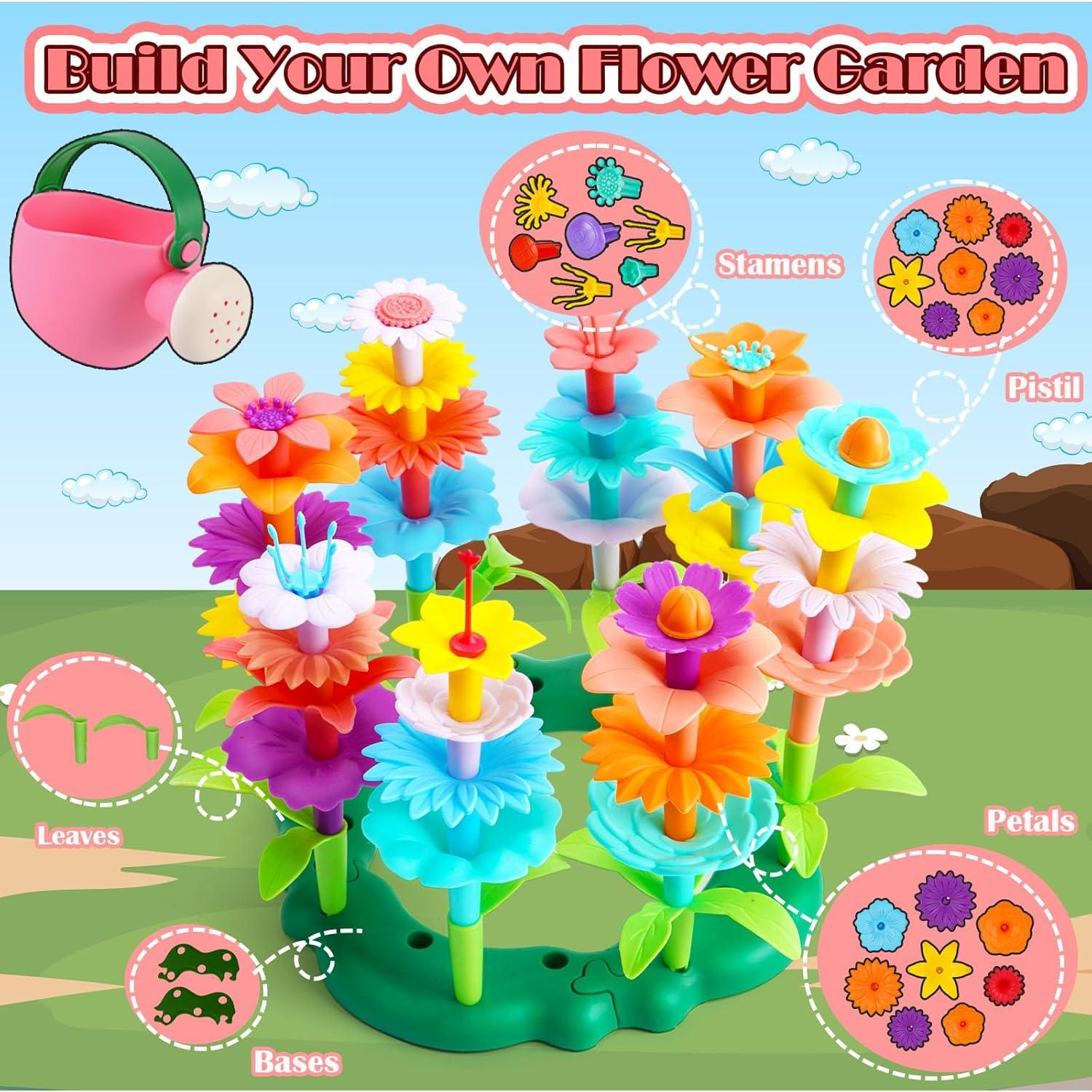 Juego de Construcción de Jardín de Flores FUNZBO 46pcs