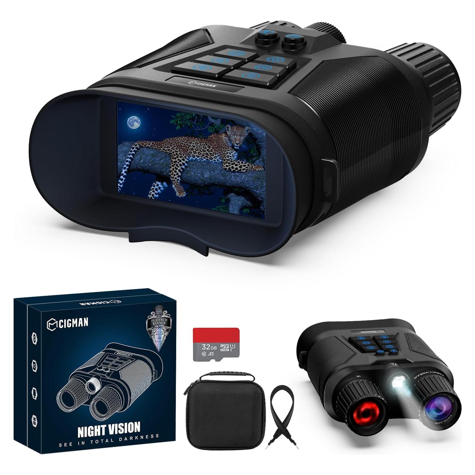 Binoculares de Visión Nocturna CIGMAN CNV02 40MP 8X IR