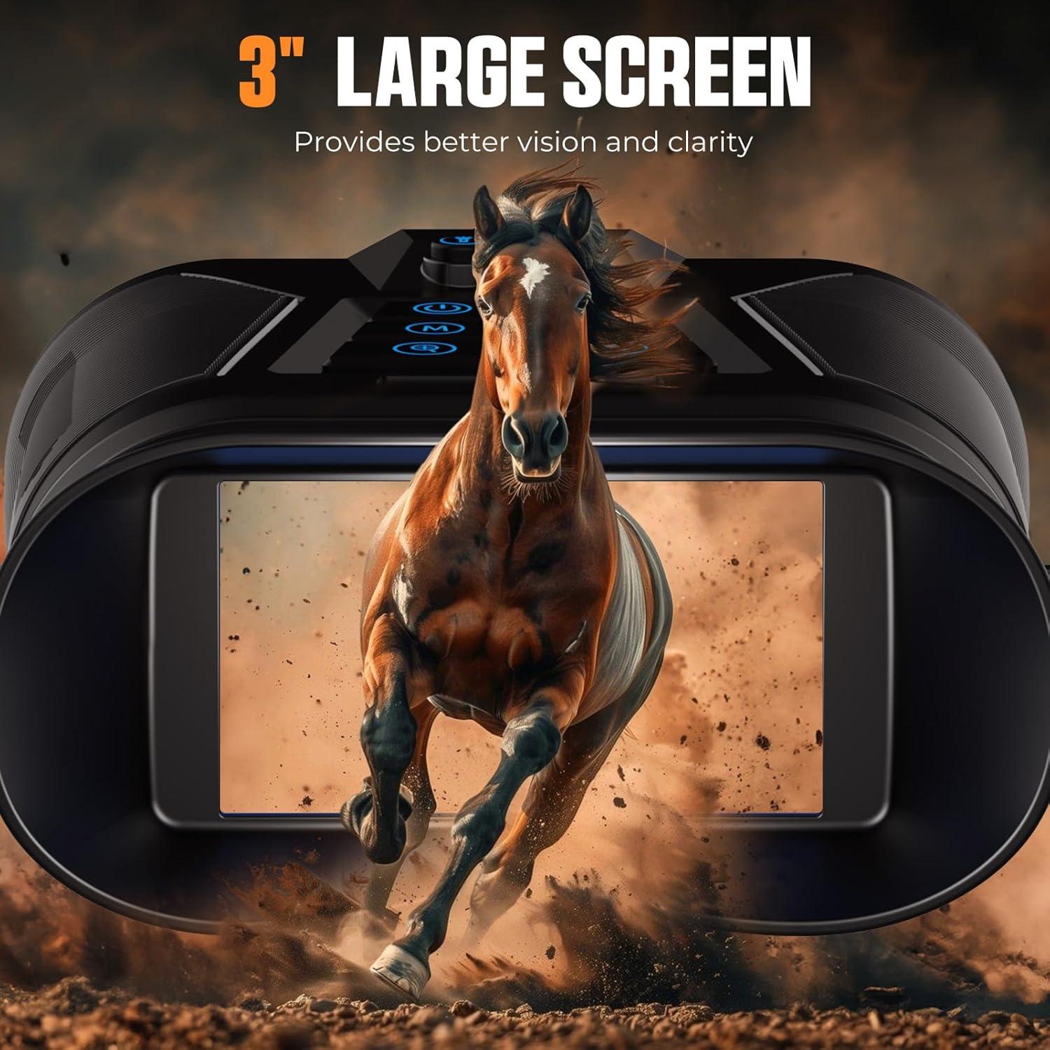 Binoculares de Visión Nocturna CIGMAN CNV02 40MP 8X IR