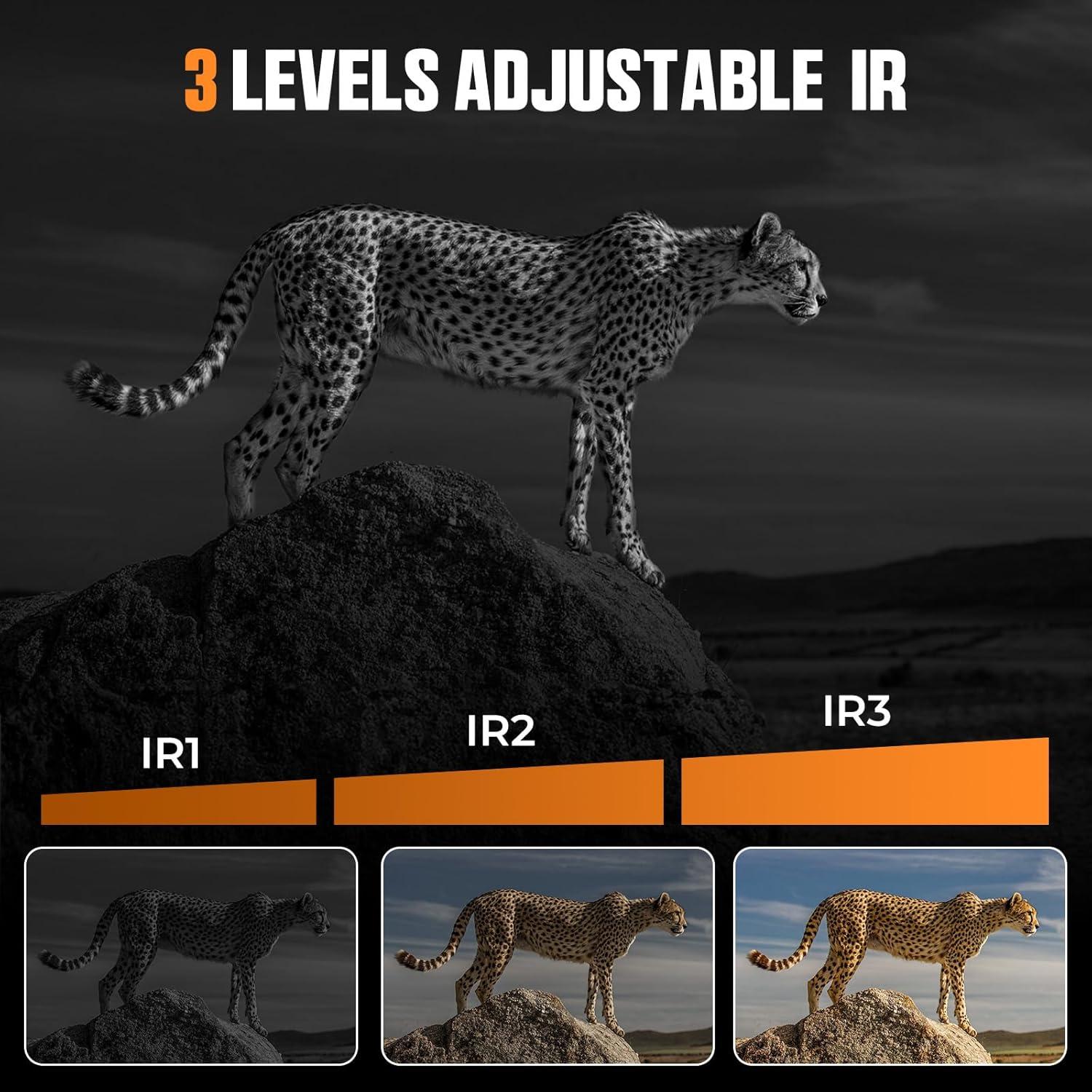 Binoculares de Visión Nocturna CIGMAN CNV02 40MP 8X IR