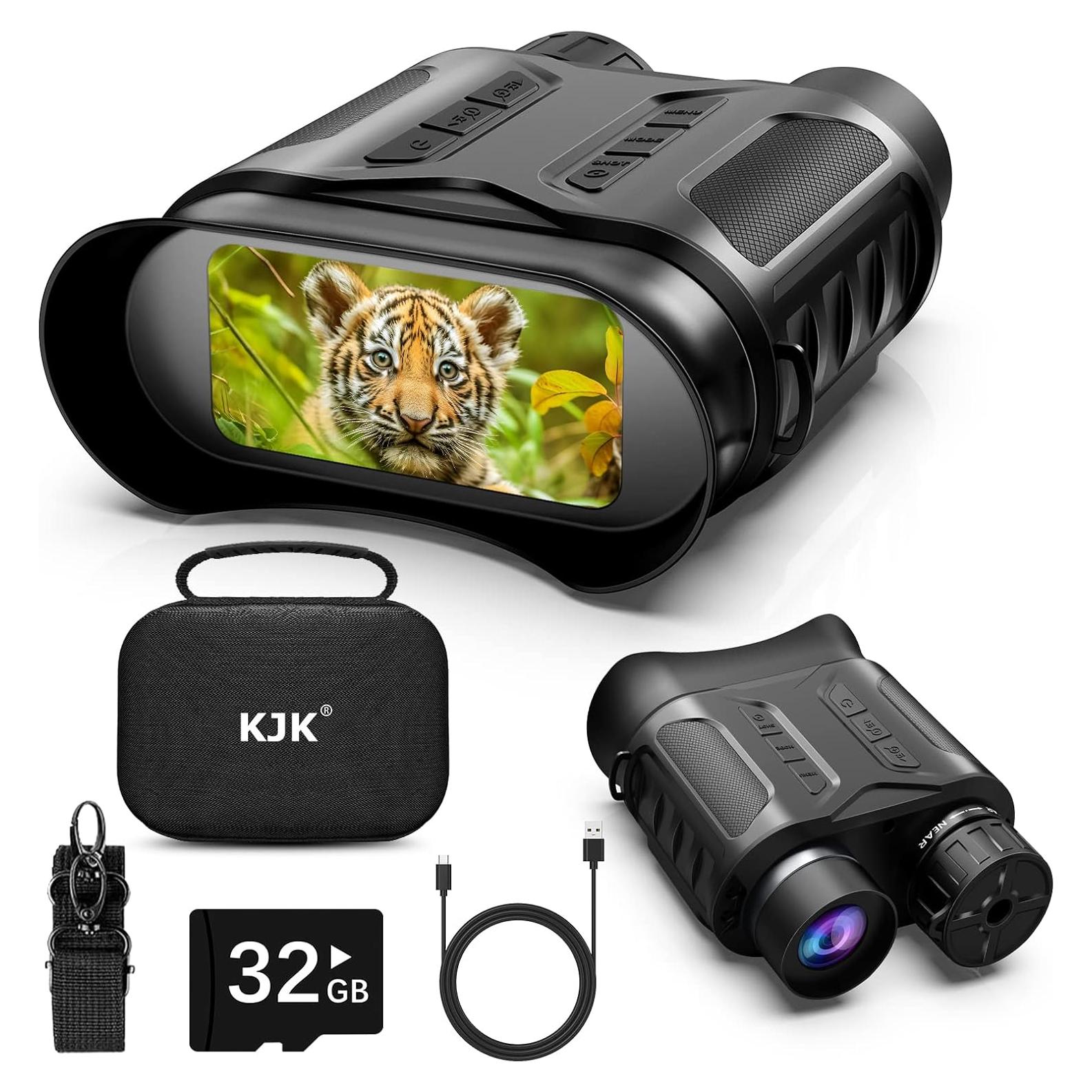 Gafas de Visión Nocturna Digital 4K KJK con Pantalla 3"