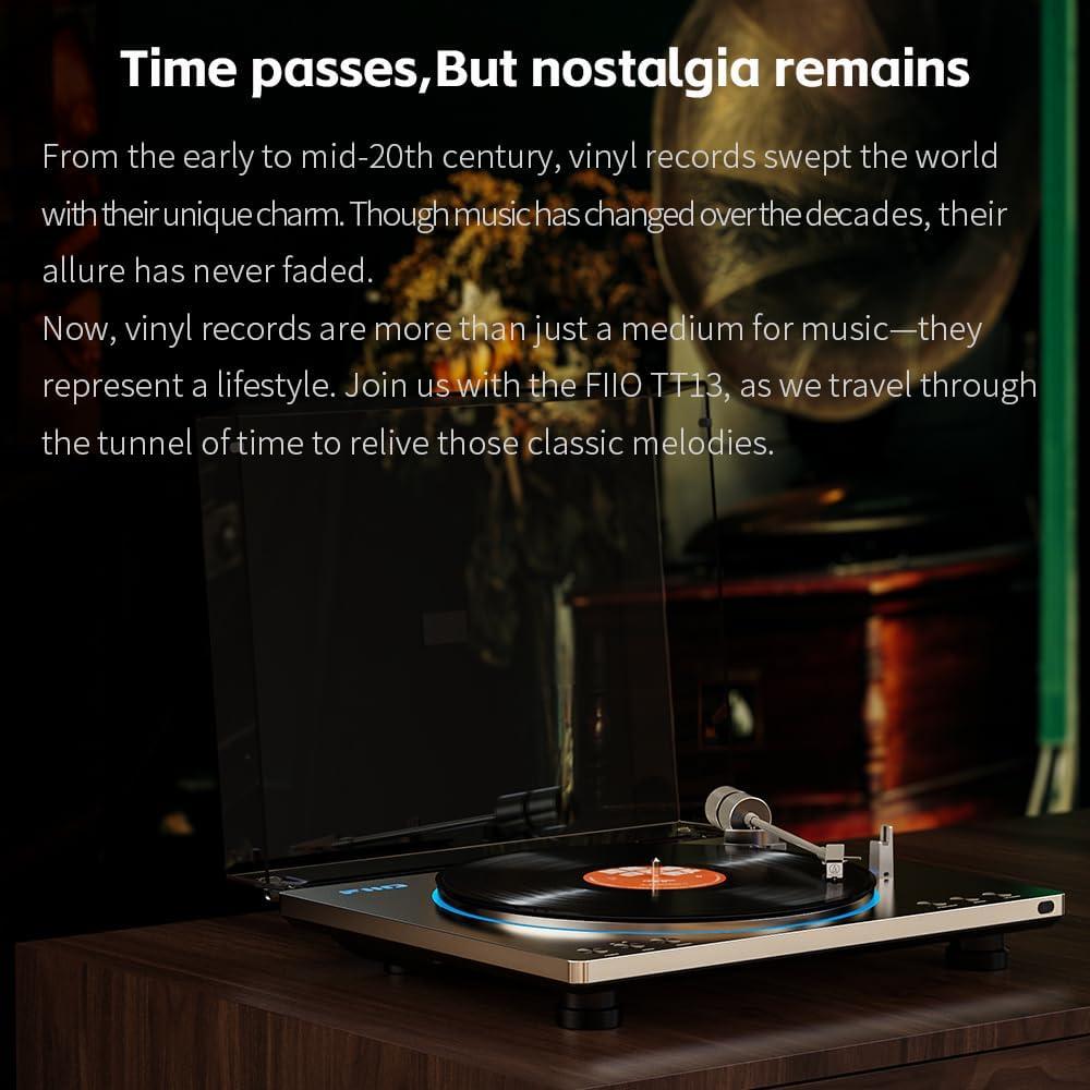 Tocadiscos FiiO TT13 Automático Bluetooth 5.78kg