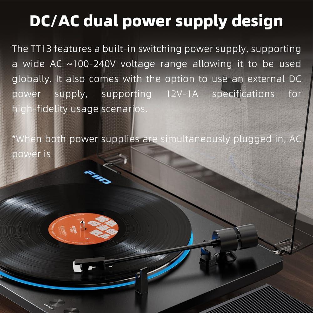 Tocadiscos FiiO TT13 Automático Bluetooth 5.78kg