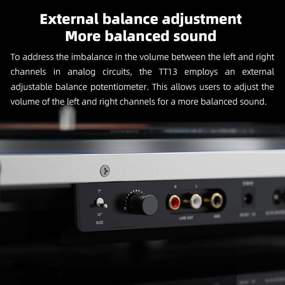 Tocadiscos FiiO TT13 Automático Bluetooth 5.78kg