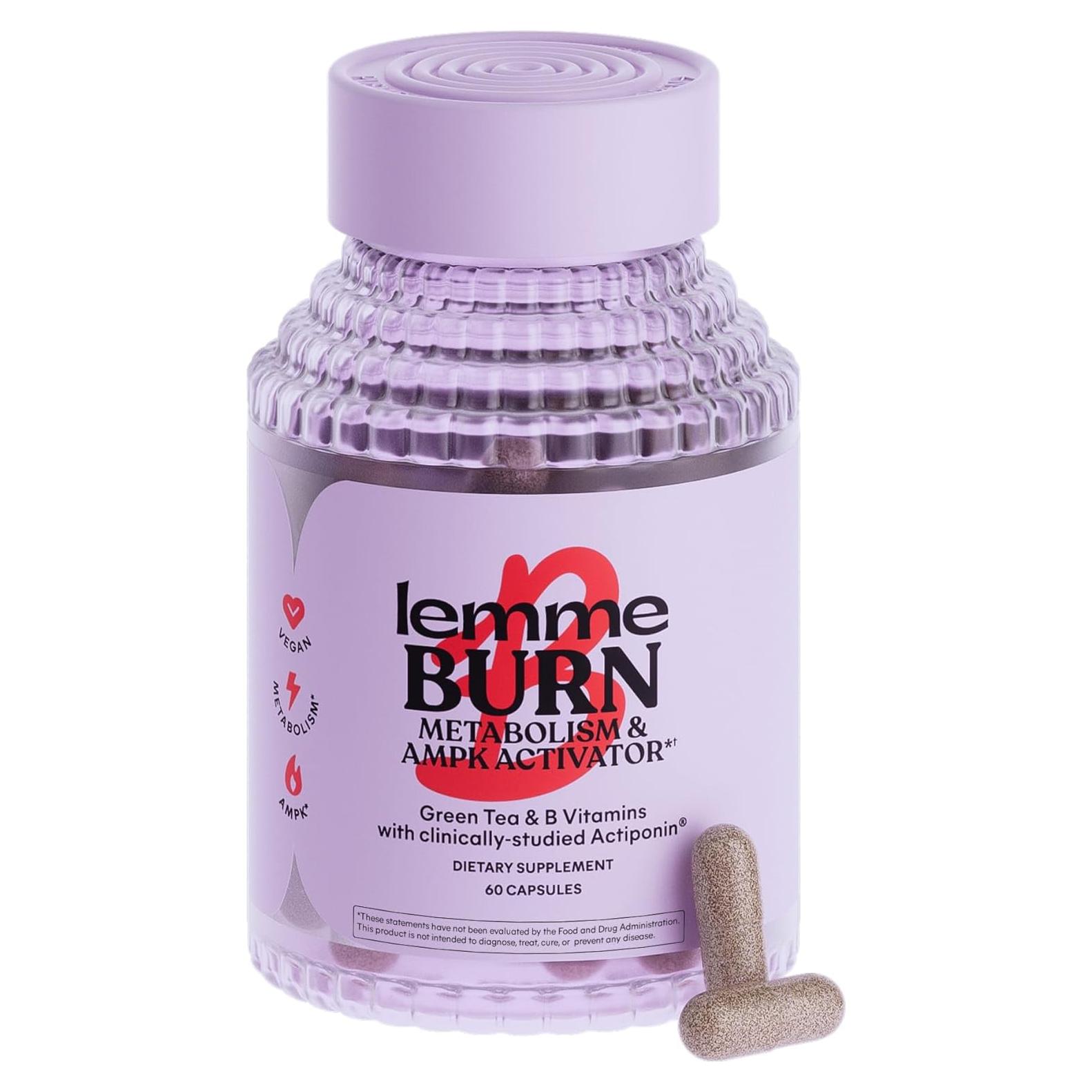 Suplemento Lemme Burn 60 Cápsulas - Quema Grasa Abdominal