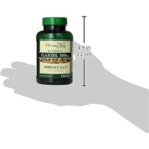 Aceite de Linaza Natural Puritan's Pride 1000 mg Omega 3, 6 y 9