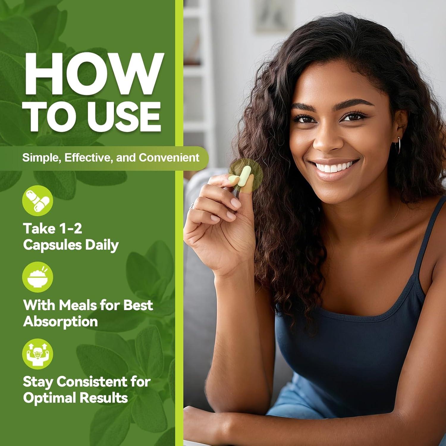 Suplemento de Aceite de Orégano Totaria 120 Cápsulas Inmunidad