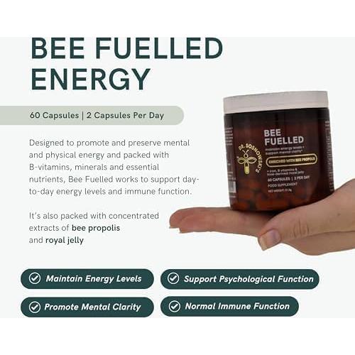 Cápsulas Vegetales Bee Fuelled Dr Sosnowski 60ct Energía B