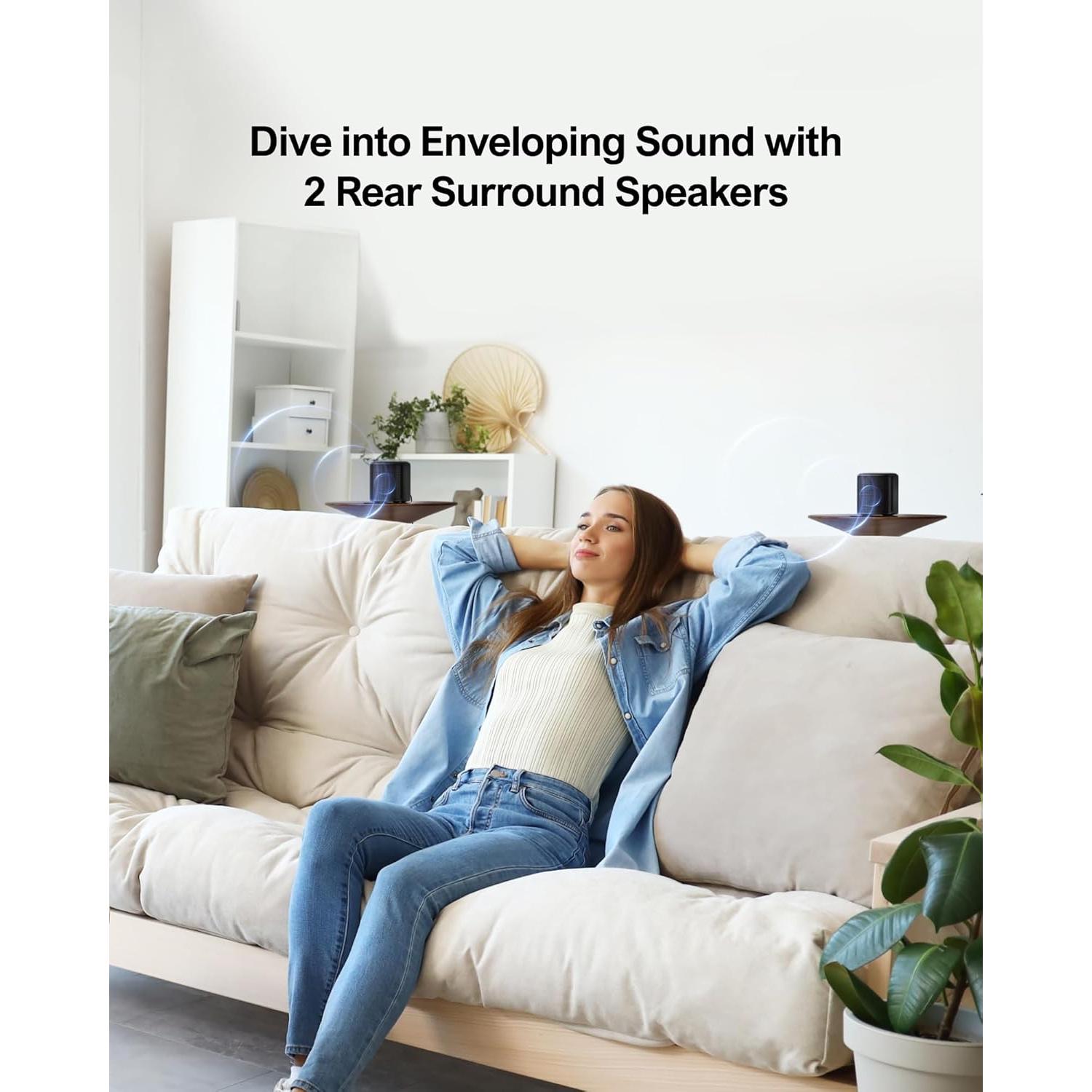 Barra de Sonido 5.1 Ultimea Aura A50 Pro con Dolby Atmos