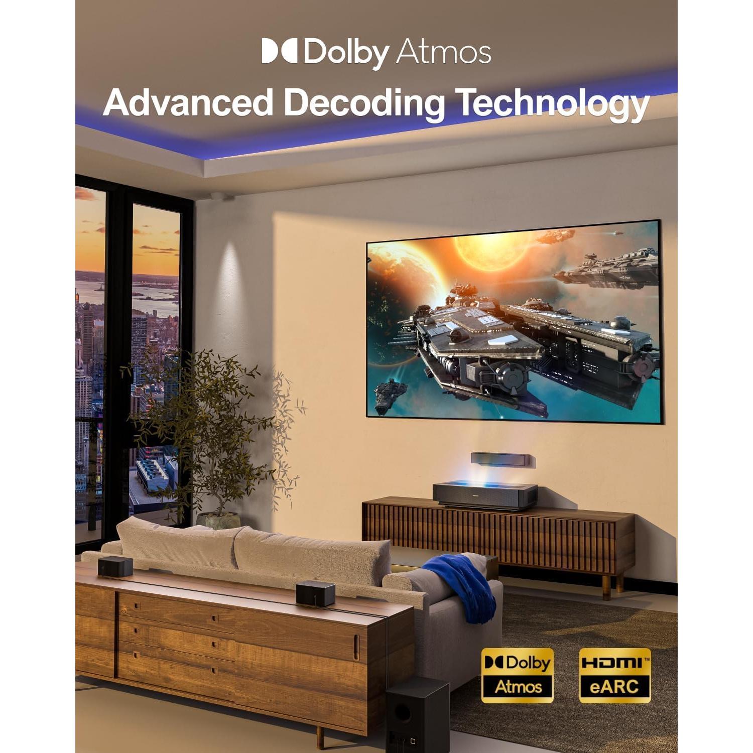 Barra de Sonido ULTIMEA Poseidon D60 5.1 Dolby Atmos 410W