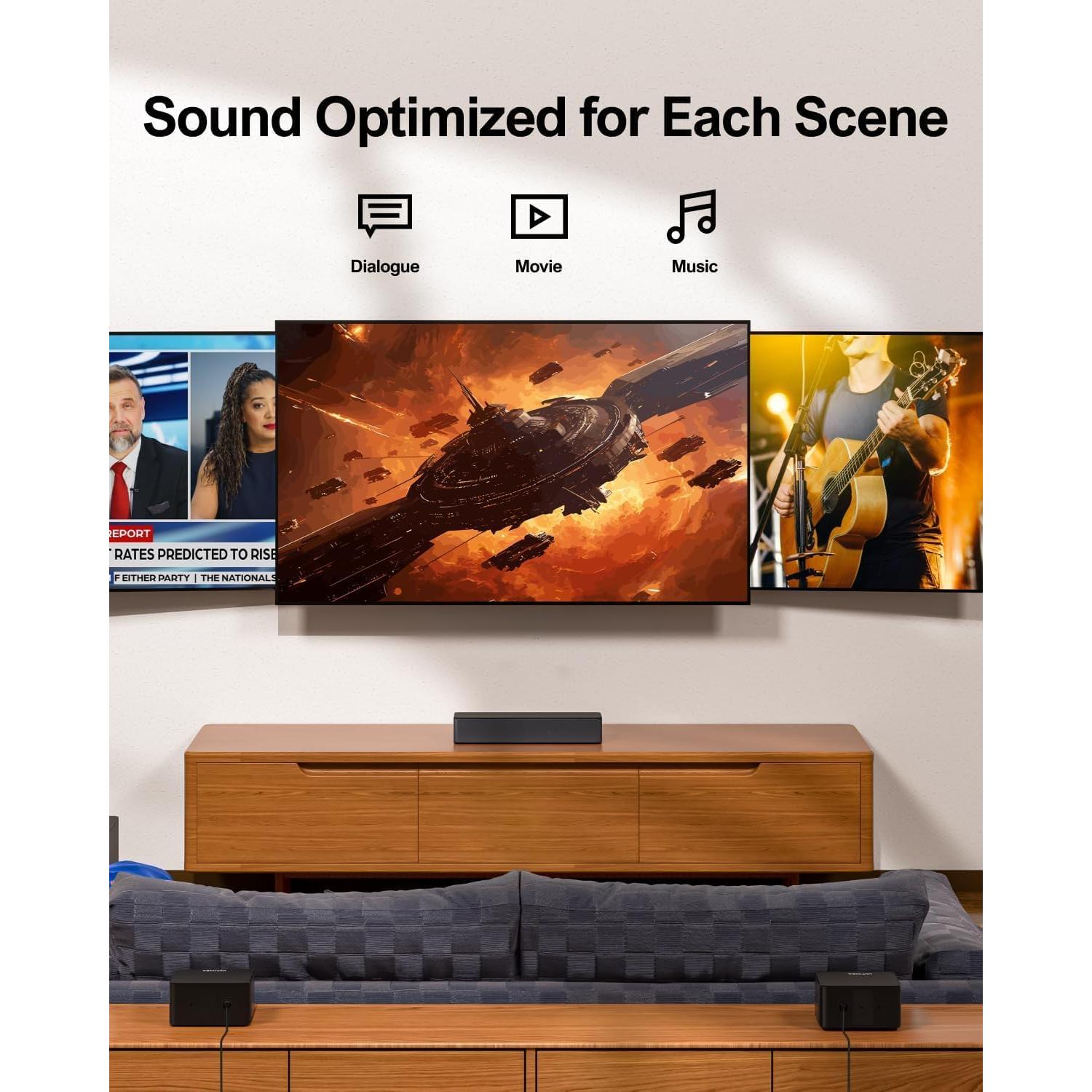 Barra de Sonido ULTIMEA Poseidon D60 5.1 Dolby Atmos 410W