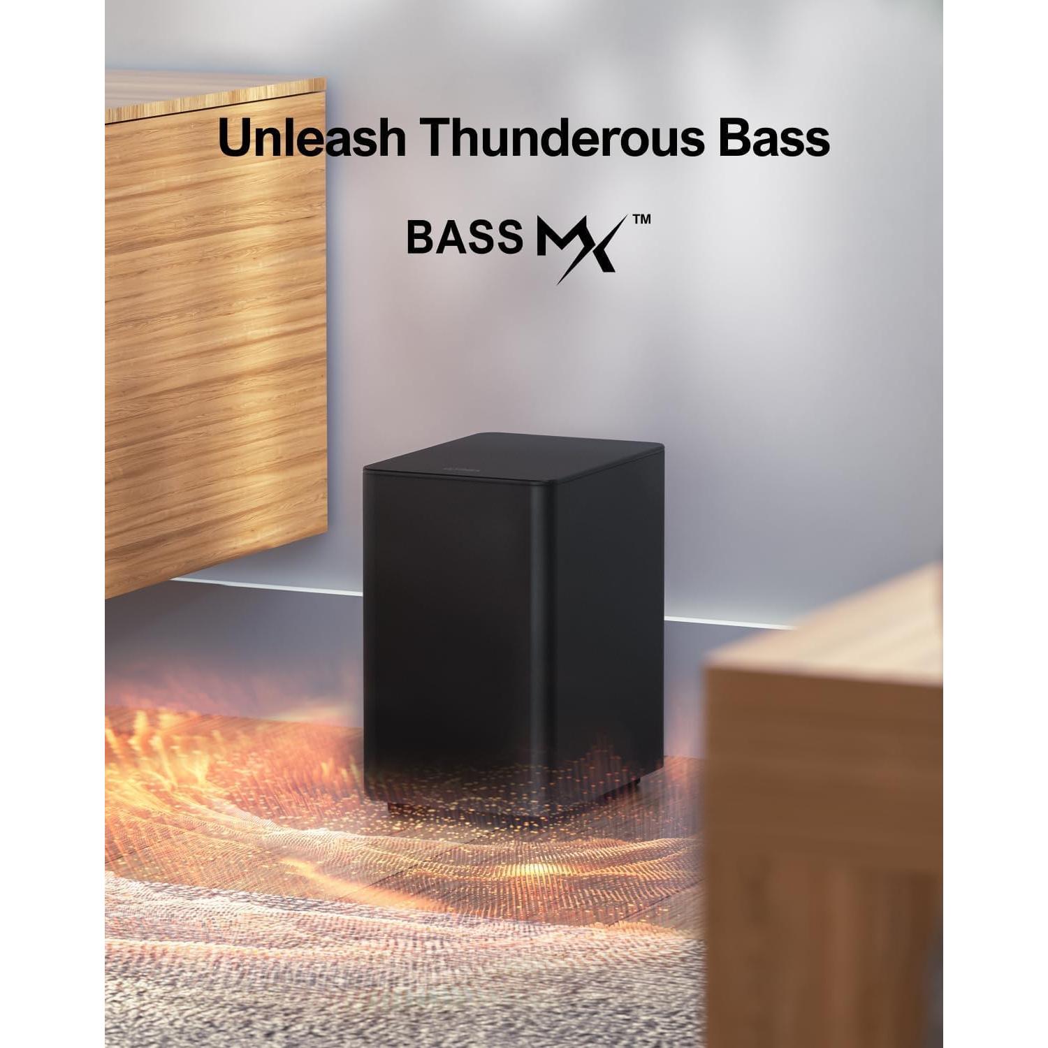 Barra de Sonido ULTIMEA Poseidon D50 5.1, 320W, Bluetooth 5.3