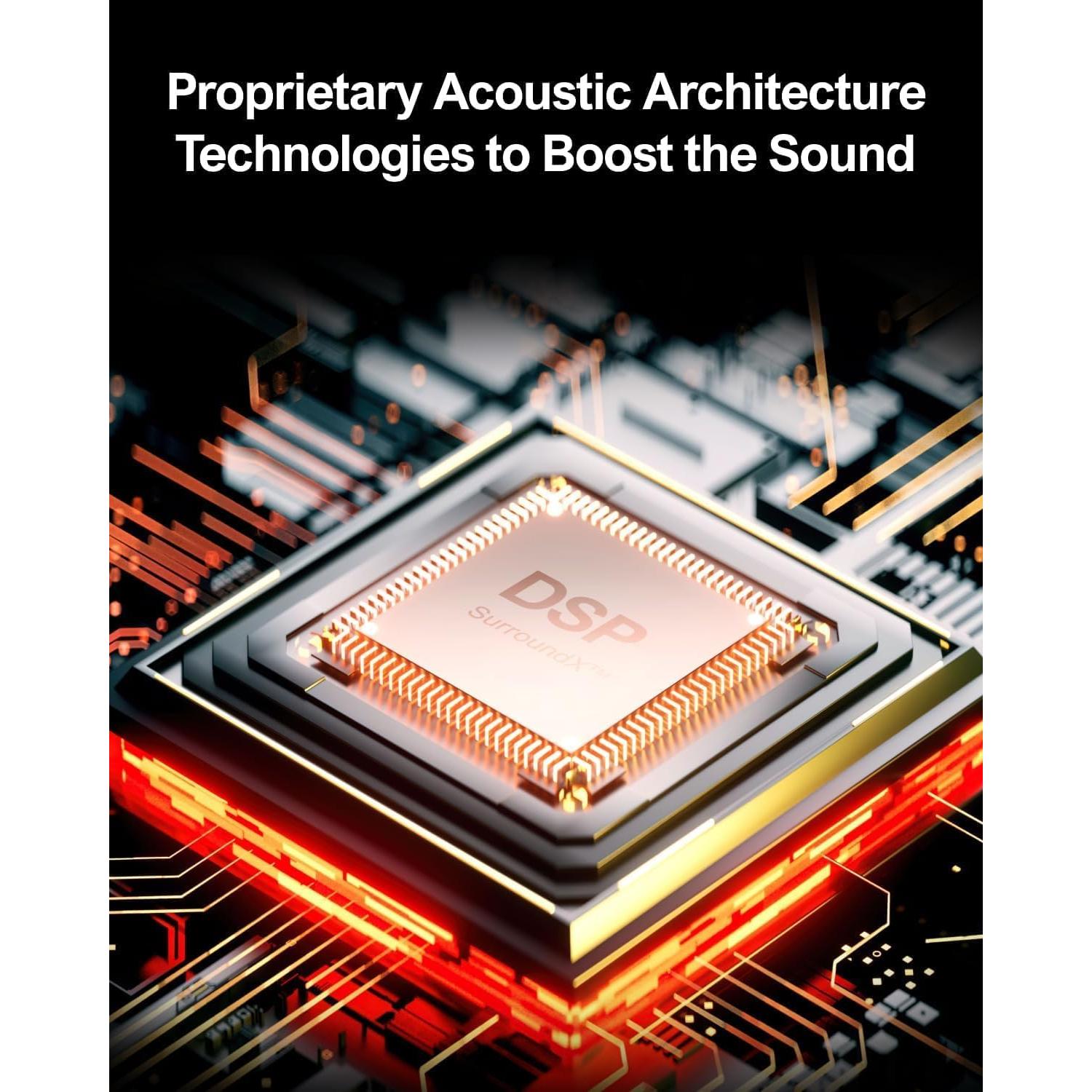 Barra de Sonido ULTIMEA Poseidon D50 5.1, 320W, Bluetooth 5.3