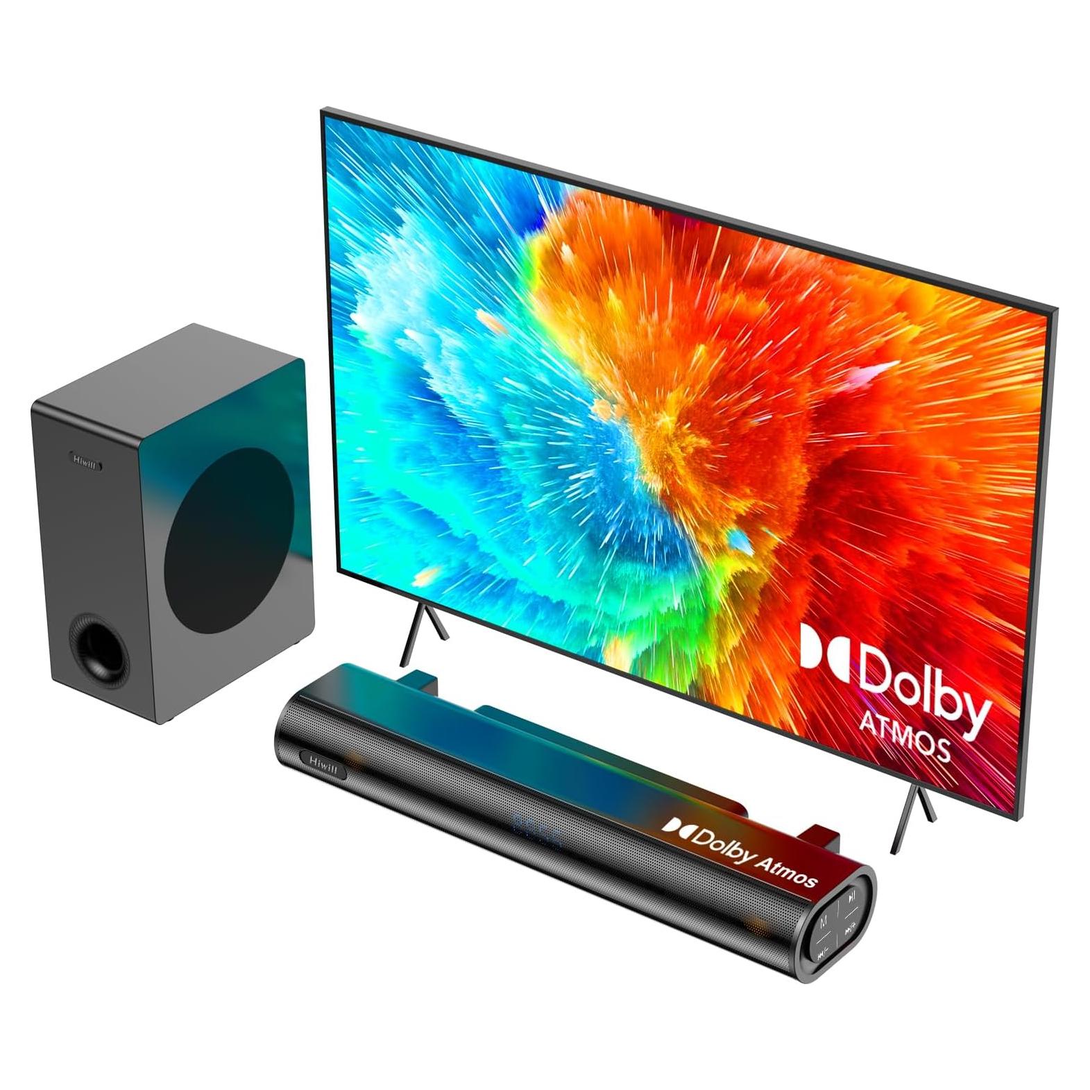 Barra de Sonido Hiwill HiElite A21 2.1CH Dolby Atmos 200W
