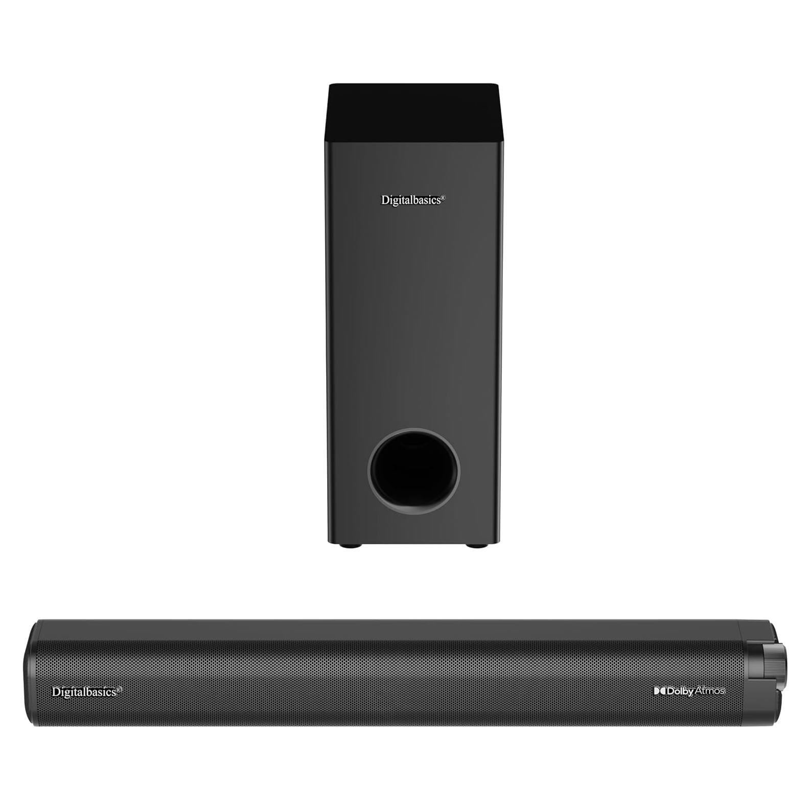 Barra de Sonido 2.1CH Chaowei con Subwoofer 70W y Bluetooth 5.3