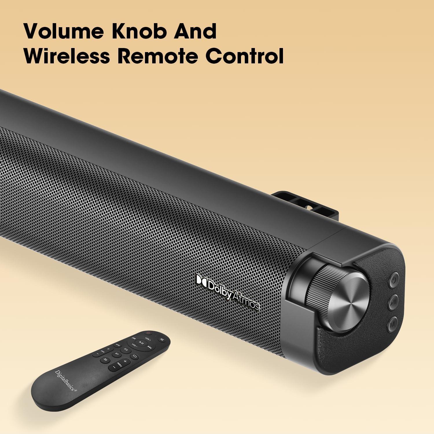 Barra de Sonido 2.1CH Chaowei con Subwoofer 70W y Bluetooth 5.3