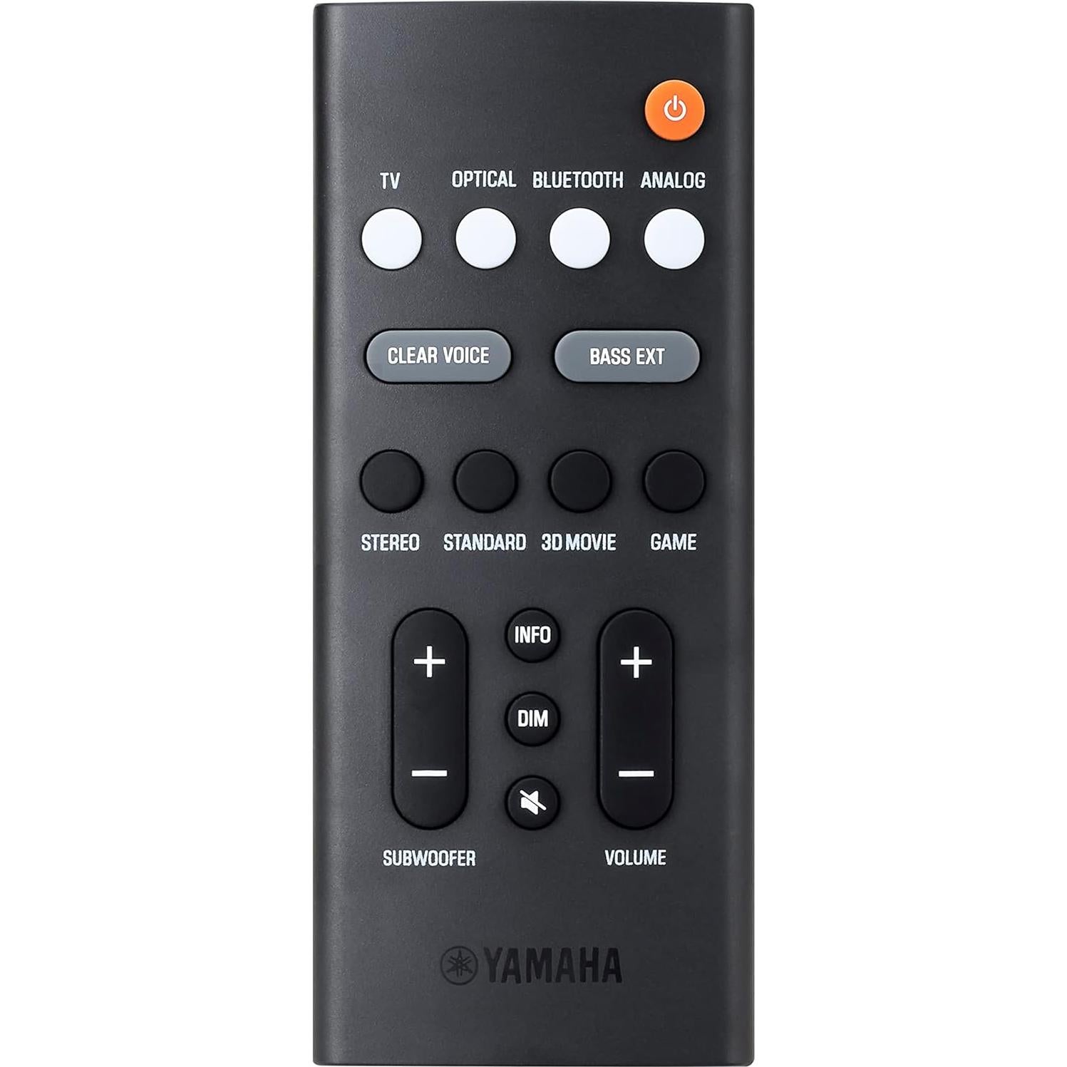 Barra de Sonido Yamaha SR-C30A 2.1 con Subwoofer Inalámbrico