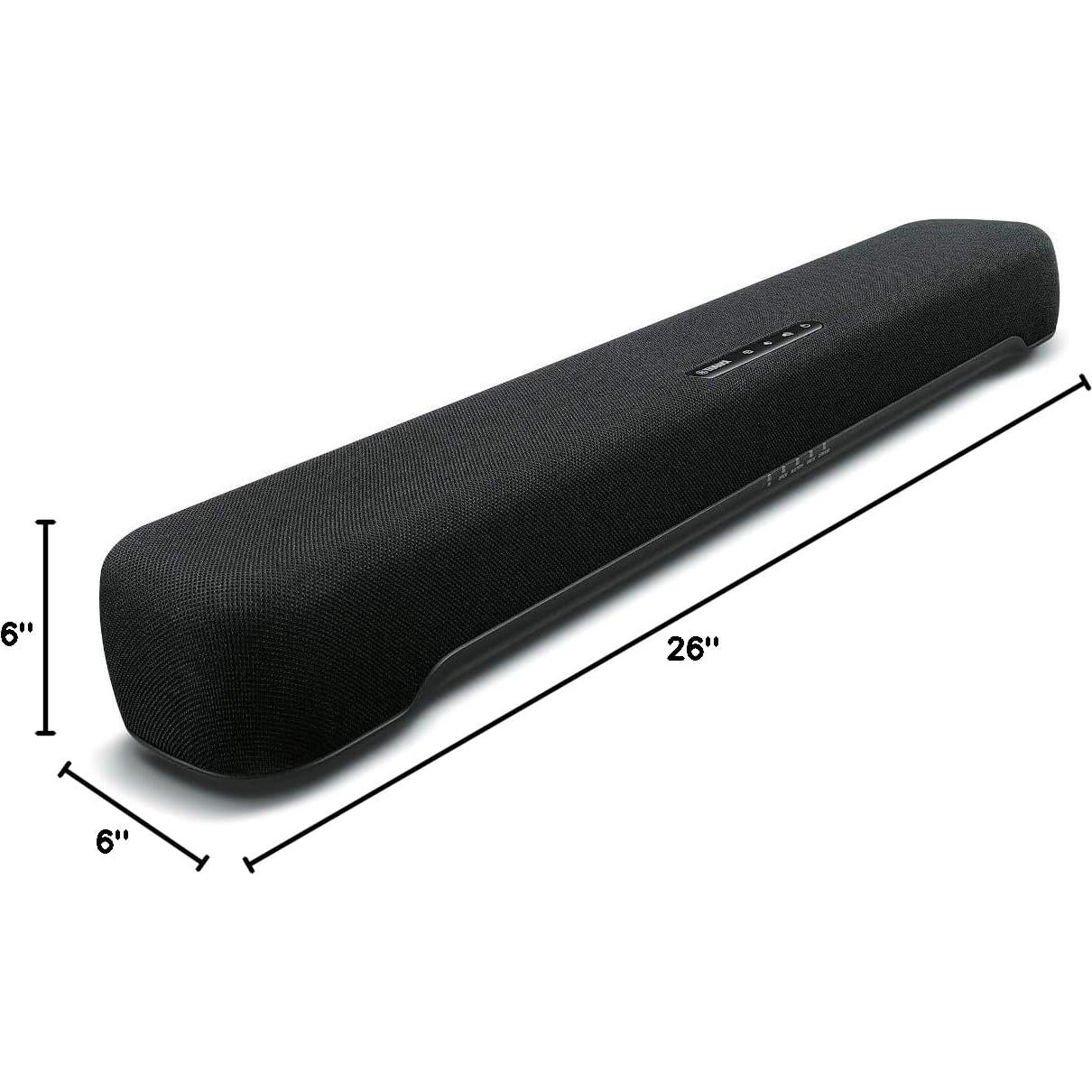 Barra de Sonido Yamaha SR-C20A Compacta con Subwoofer y Bluetooth