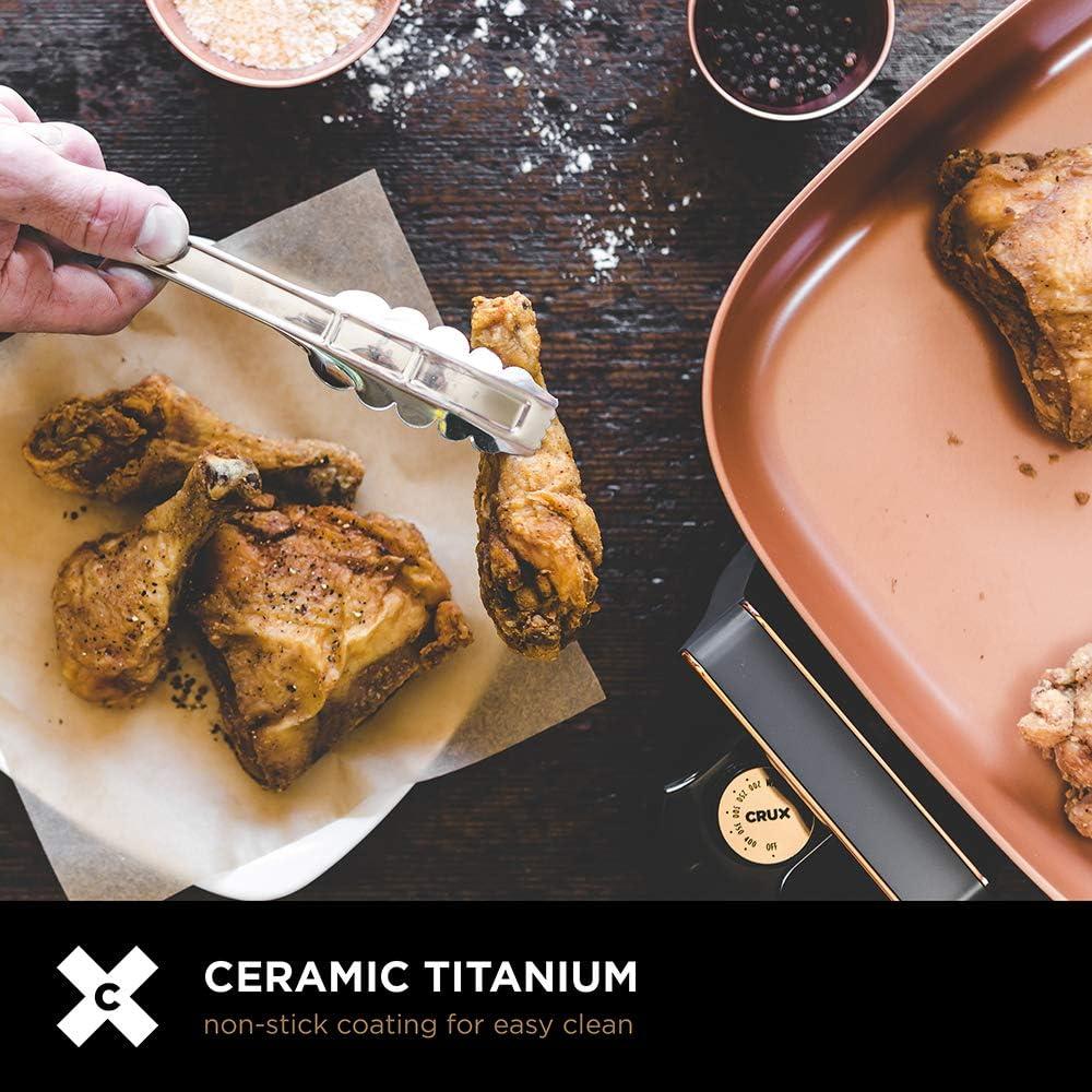 Sartén Eléctrica Crux Extra Profunda 30.48 cm Antiadherente