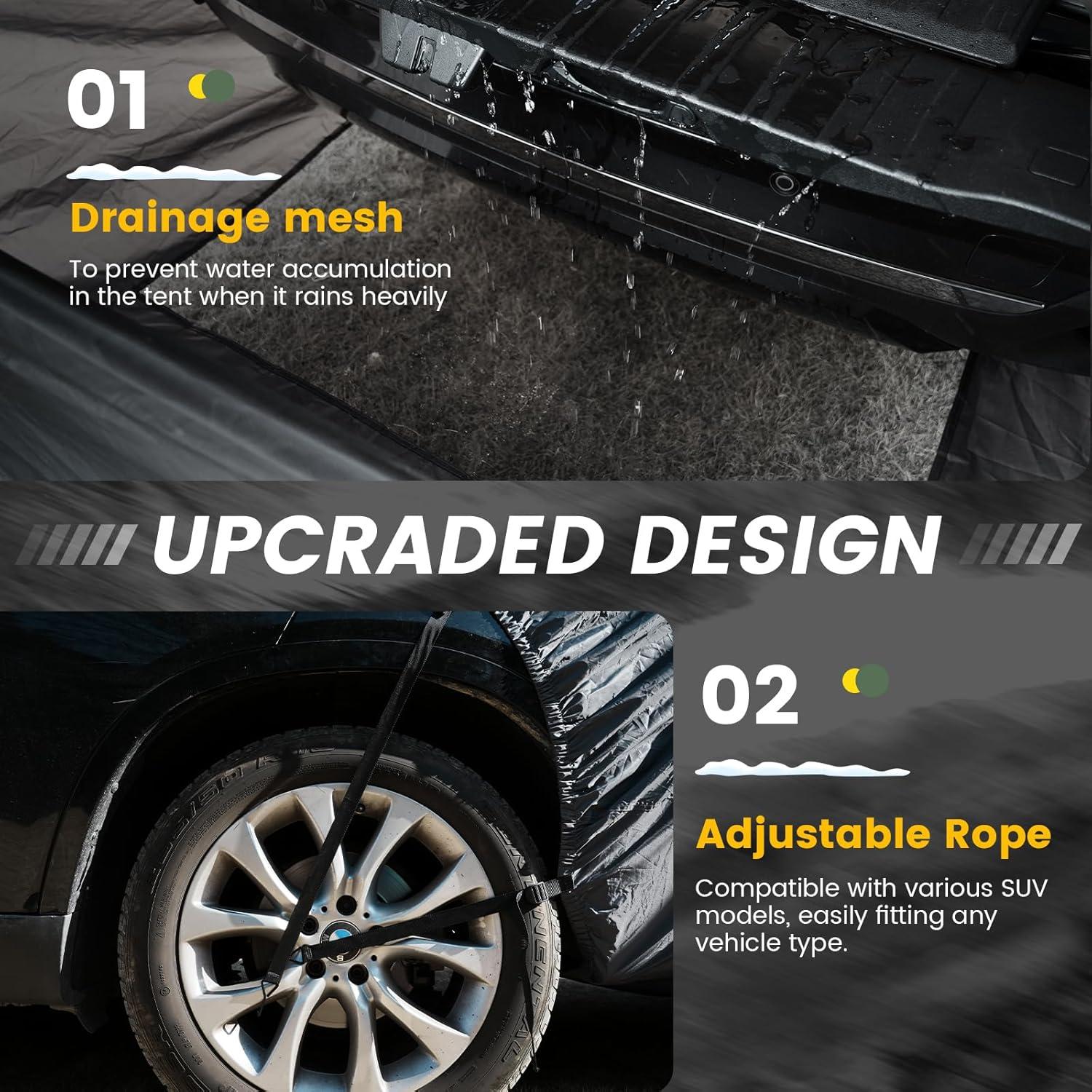 Carpa SUV WildFinder 5-9 Personas Impermeable 2.44x3.23m