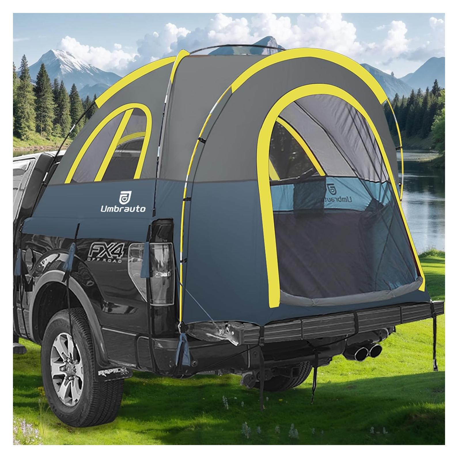 Carpa para Cama de Camioneta Umbrauto 5.5-6ft Impermeable Azul