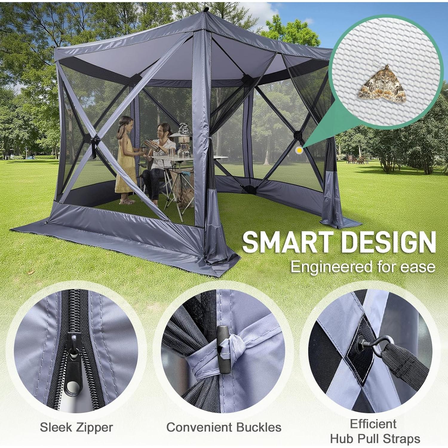 Carpa Plegable Instantánea Outvita 3x3m con Mosquitera