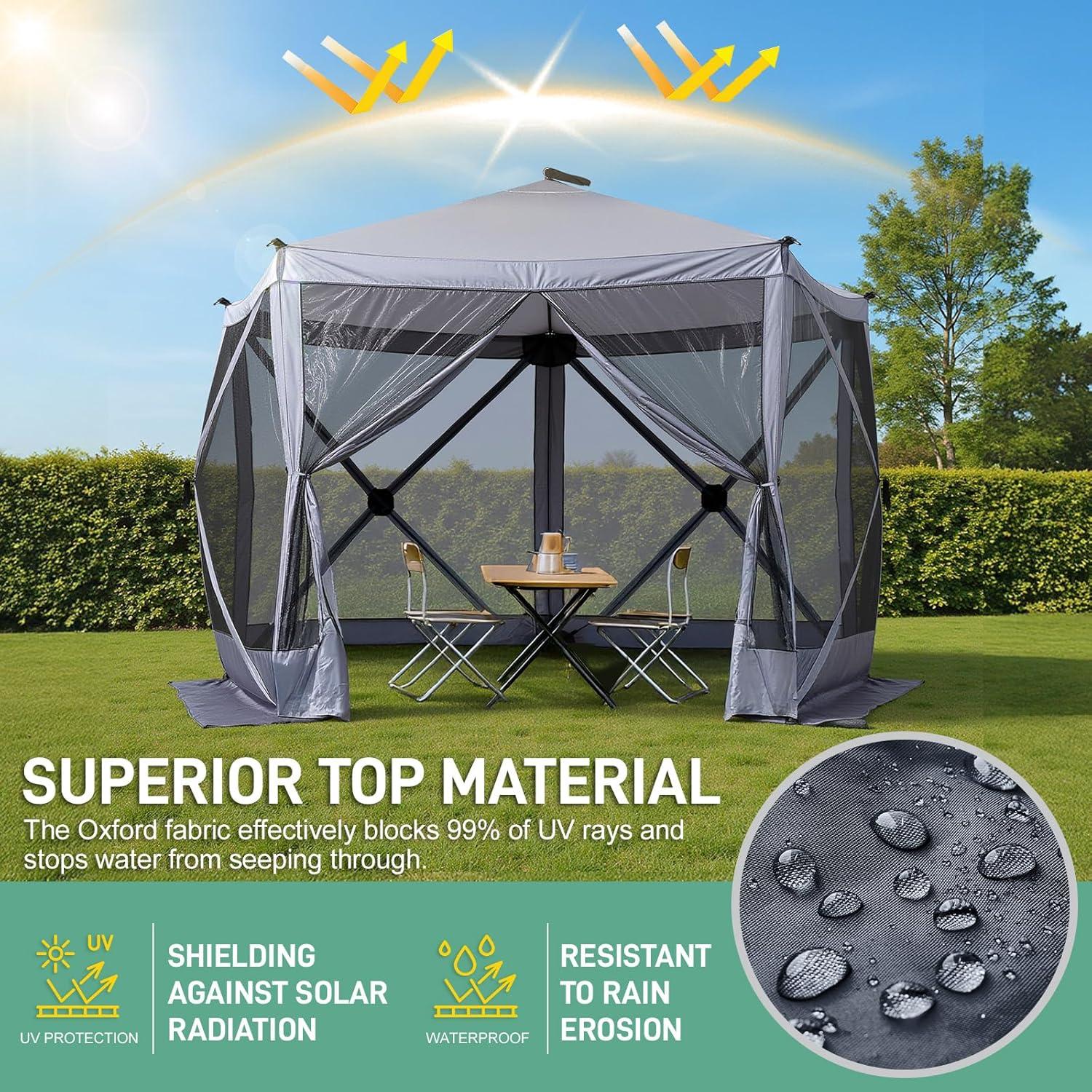 Carpa Plegable Instantánea Outvita 3x3m con Mosquitera