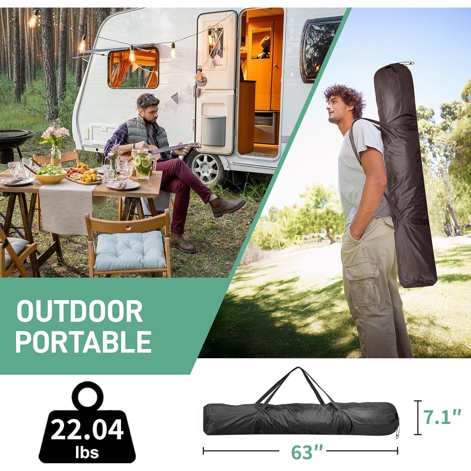 Carpa Plegable Instantánea Outvita 3x3m con Mosquitera