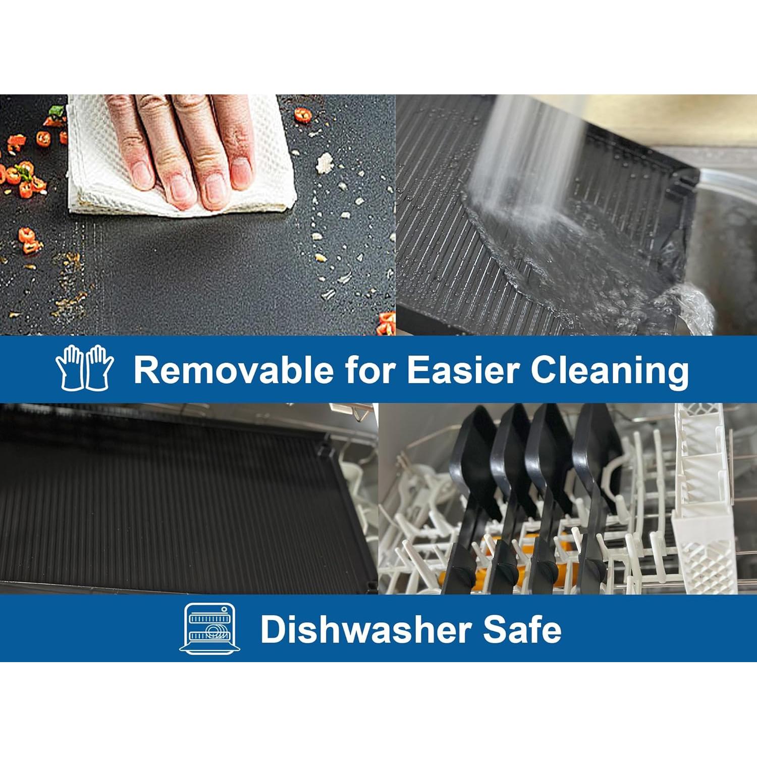 Parrilla Raclette TAMARIT 2 en 1 1300W para 8 Personas