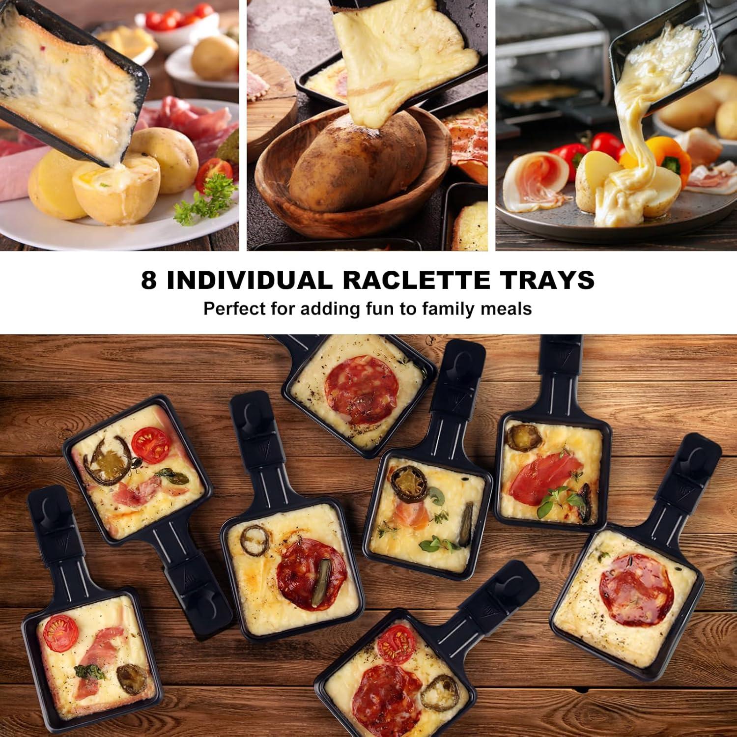 Parrilla Raclette CUSIMAX Eléctrica 48.26x20.32cm 950W