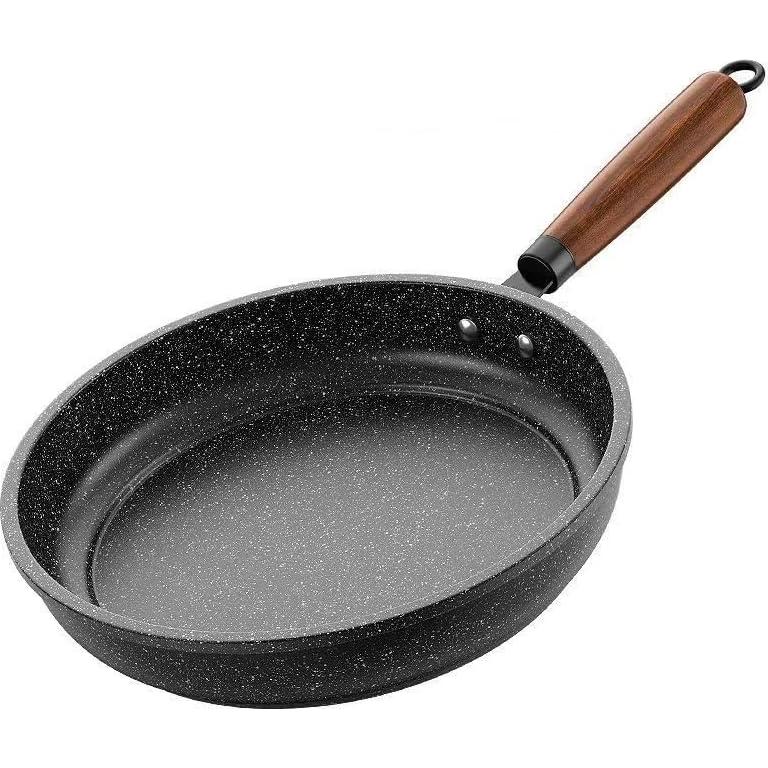 Sartén Antiadherente FJPTFENG 33 cm con Tapa de Vidrio