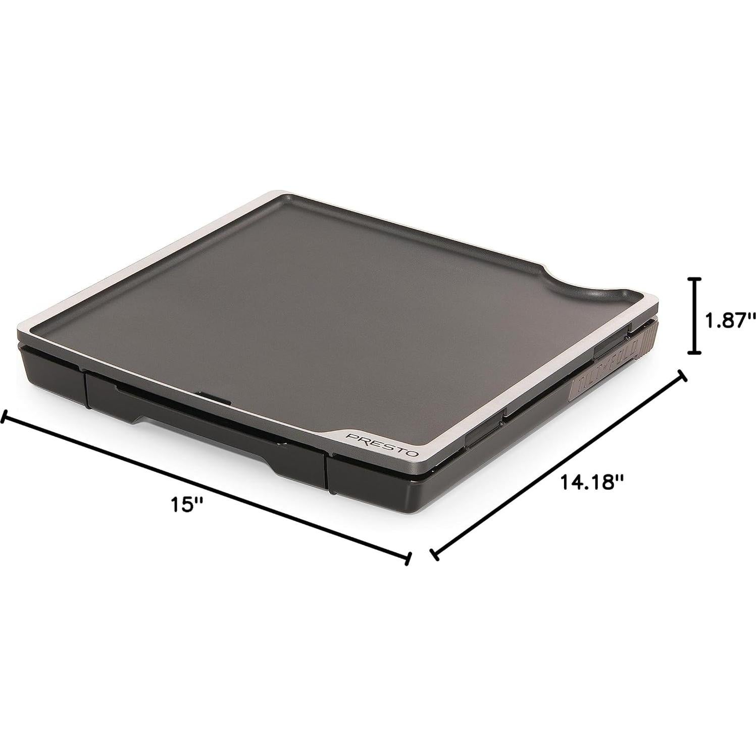 Plancha Eléctrica Plegable Presto 7071 1184 cm² Antiadherente