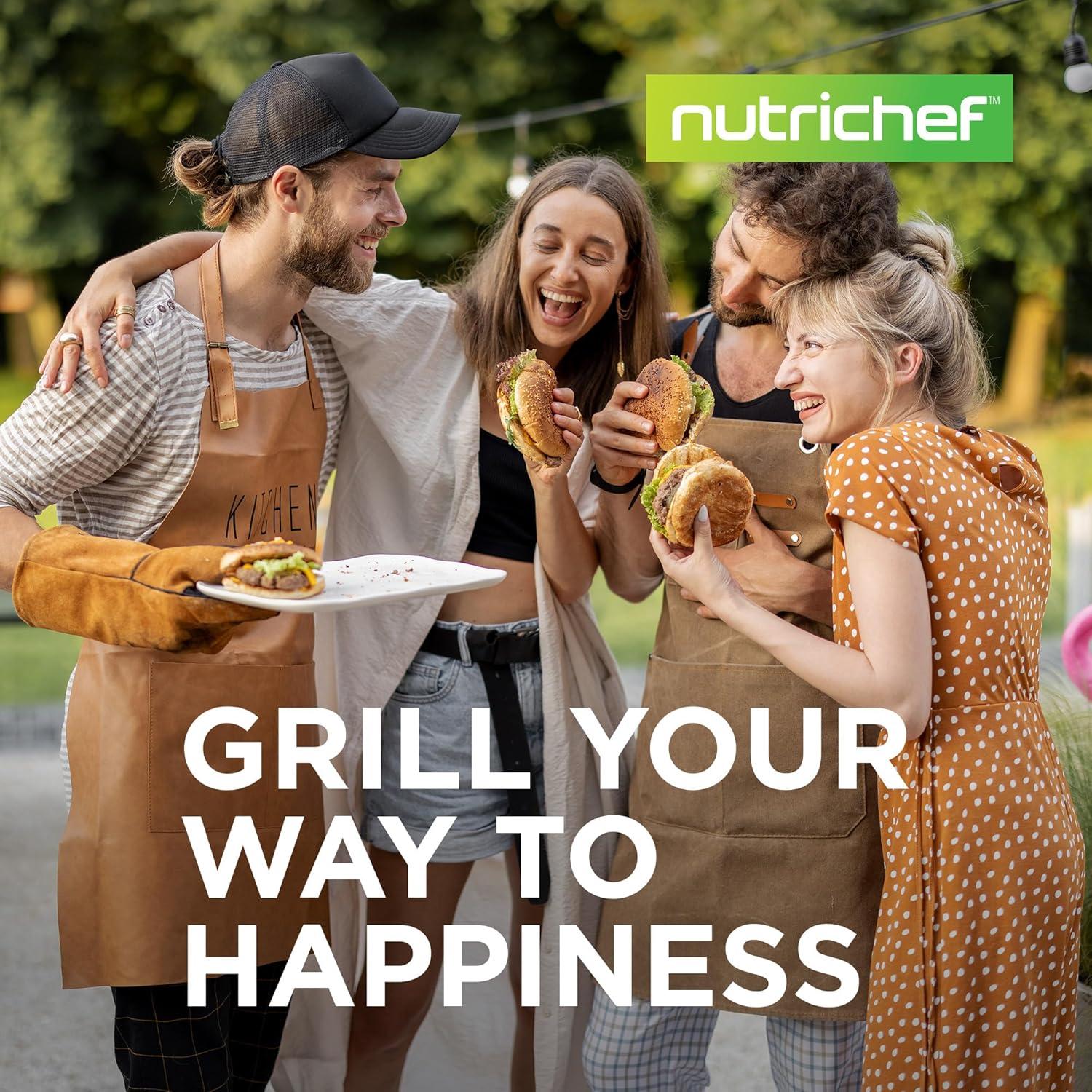 Placa de Parrilla Reversible NutriChef 45.72x25.4cm Hierro Fundido