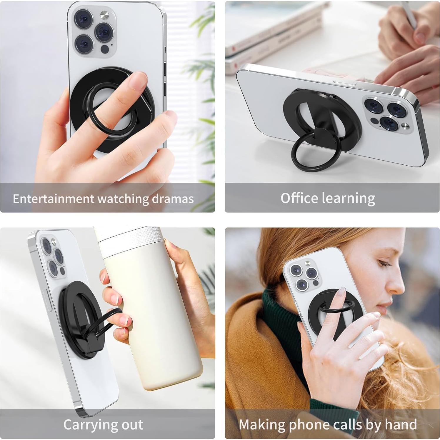 Soporte Magnético RESPECTED BRO para iPhone 12-16, Negro