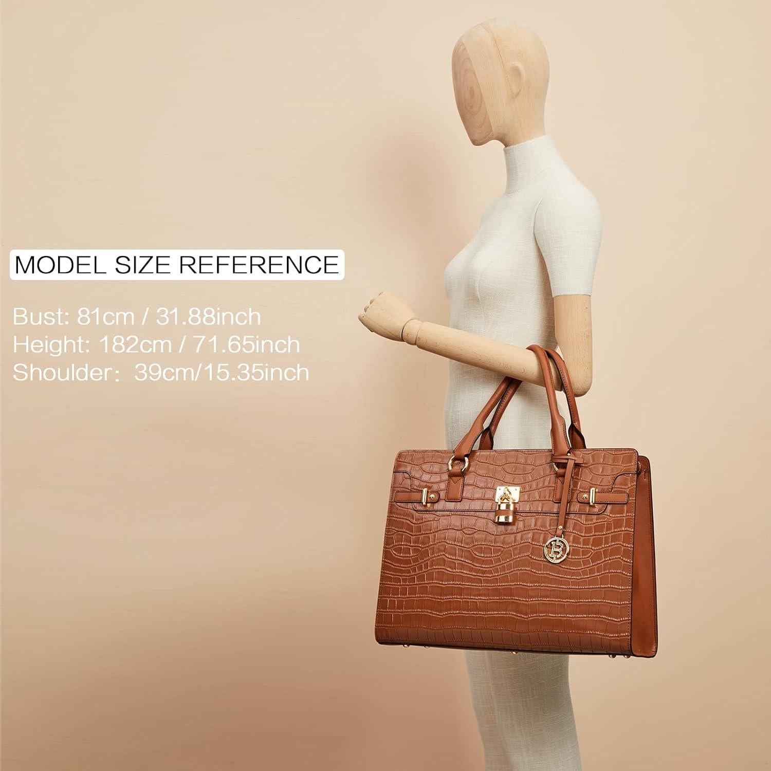 Maletín de Cuero BOSTANTEN para Mujeres 15.6" Vintage