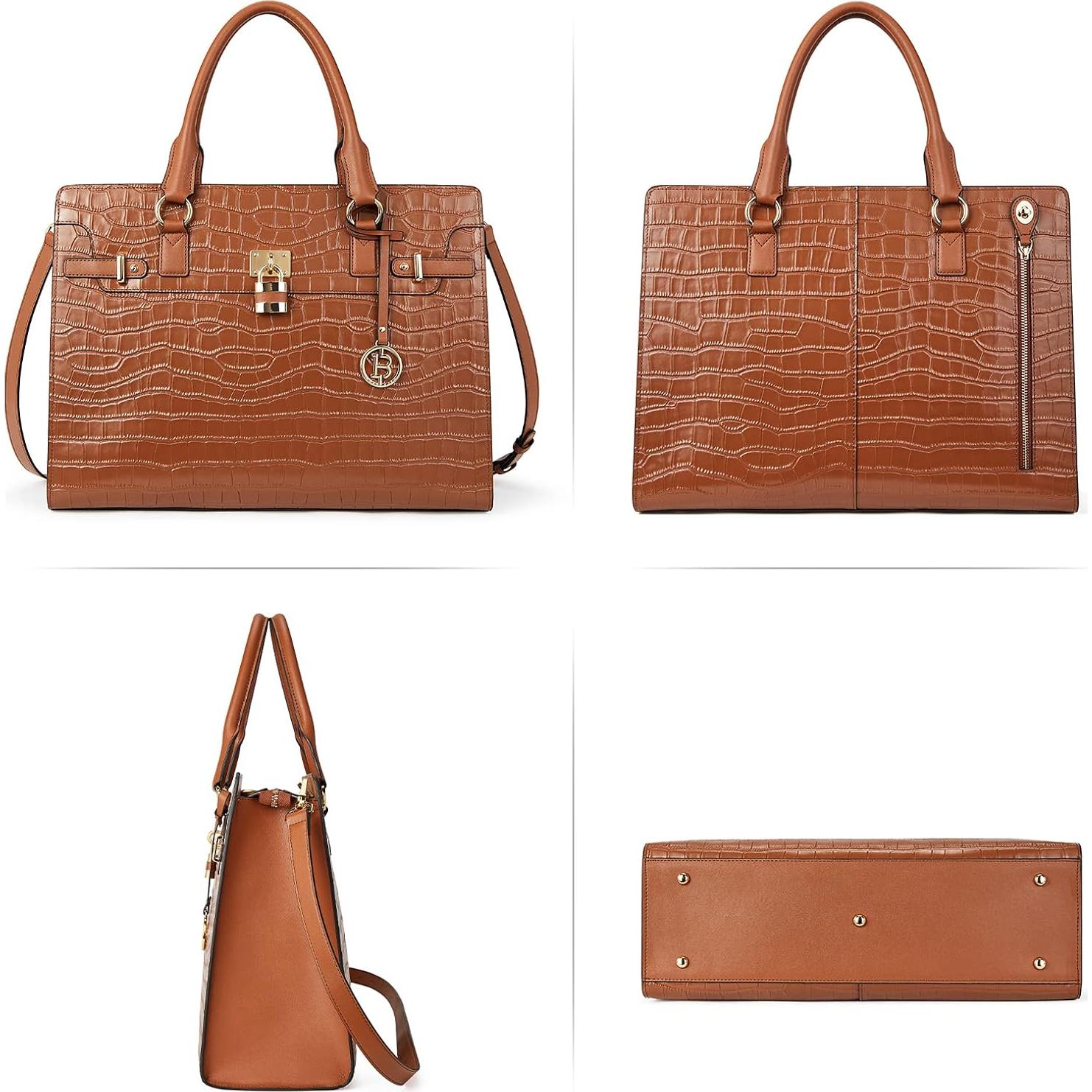 Maletín de Cuero BOSTANTEN para Mujeres 15.6" Vintage