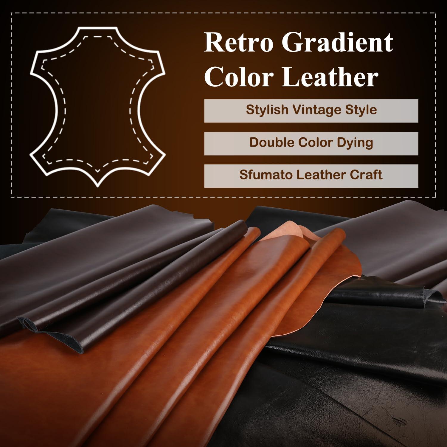 Maletín de Cuero Banuce para Hombres 15.6" Marrón Vintage